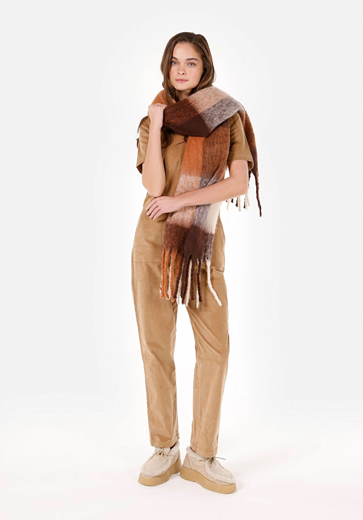 Kahverengi Kadın Elbise