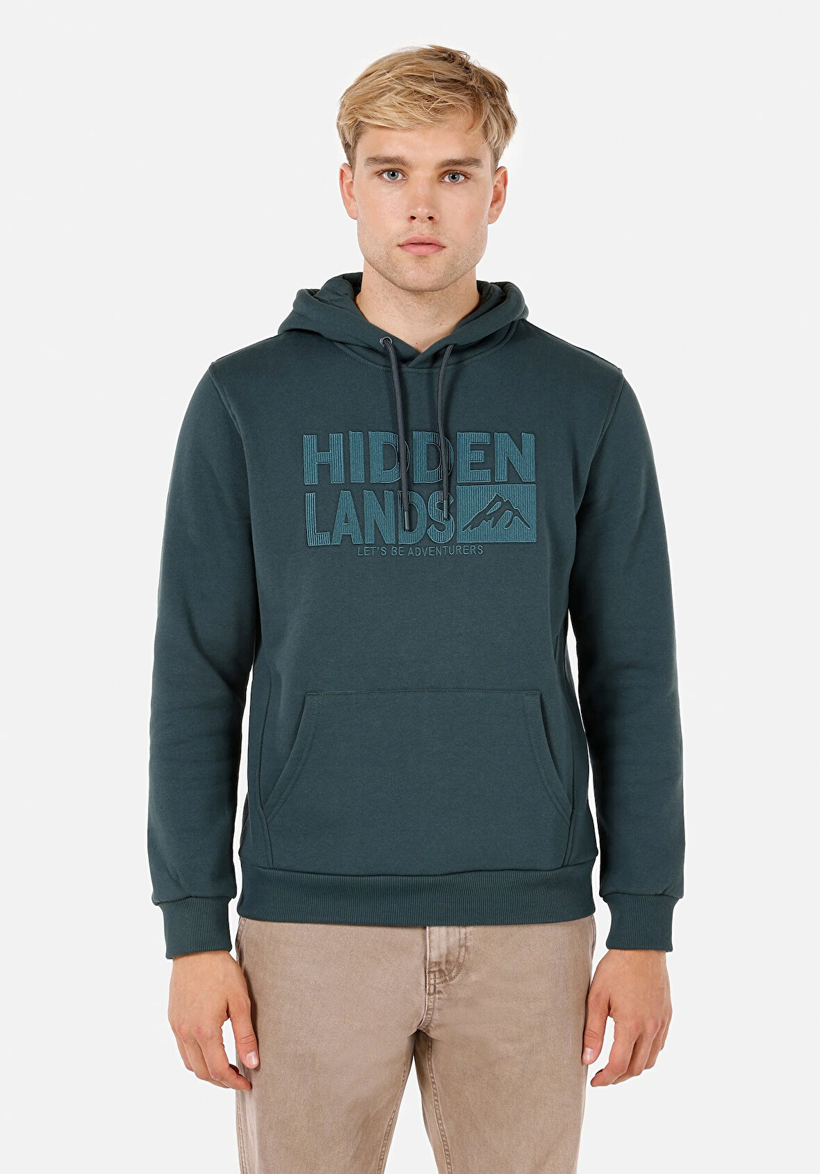 Yeşil Erkek Sweatshirt