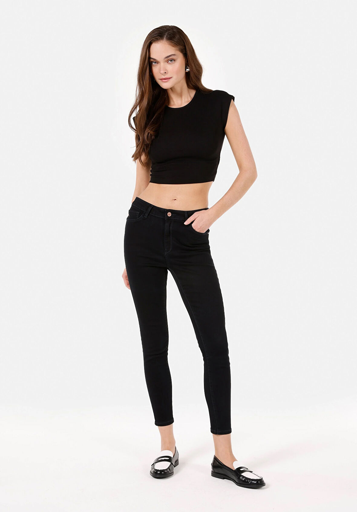 Koyu Mavi Kadın Pantolon