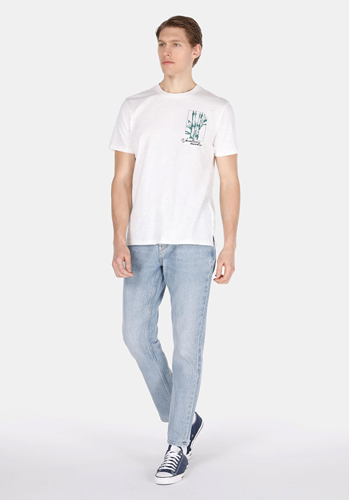 067 Jack Regular Fit Orta Bel Daralan Paça Erkek Mavi Jean Pantolon Cl1073585