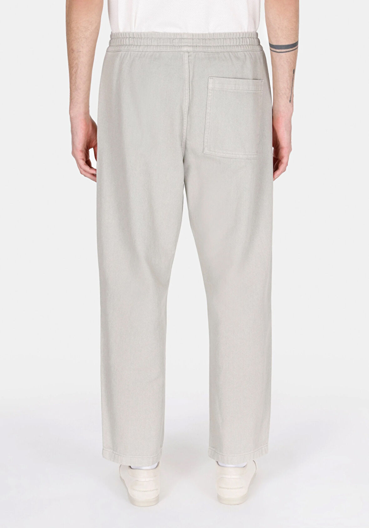 Relaxed Fit Orta Bel Bol Paça Erkek Yeşil  Pantolon