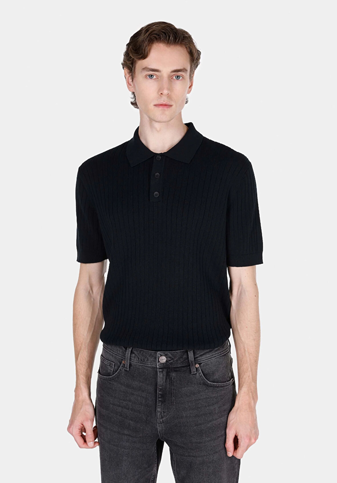 Regular Fit   Erkek Lacivert  Kazak Cl1073995