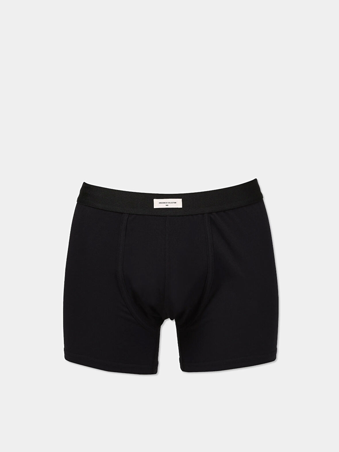Modern Fit Düz Erkek Siyah Boxer
