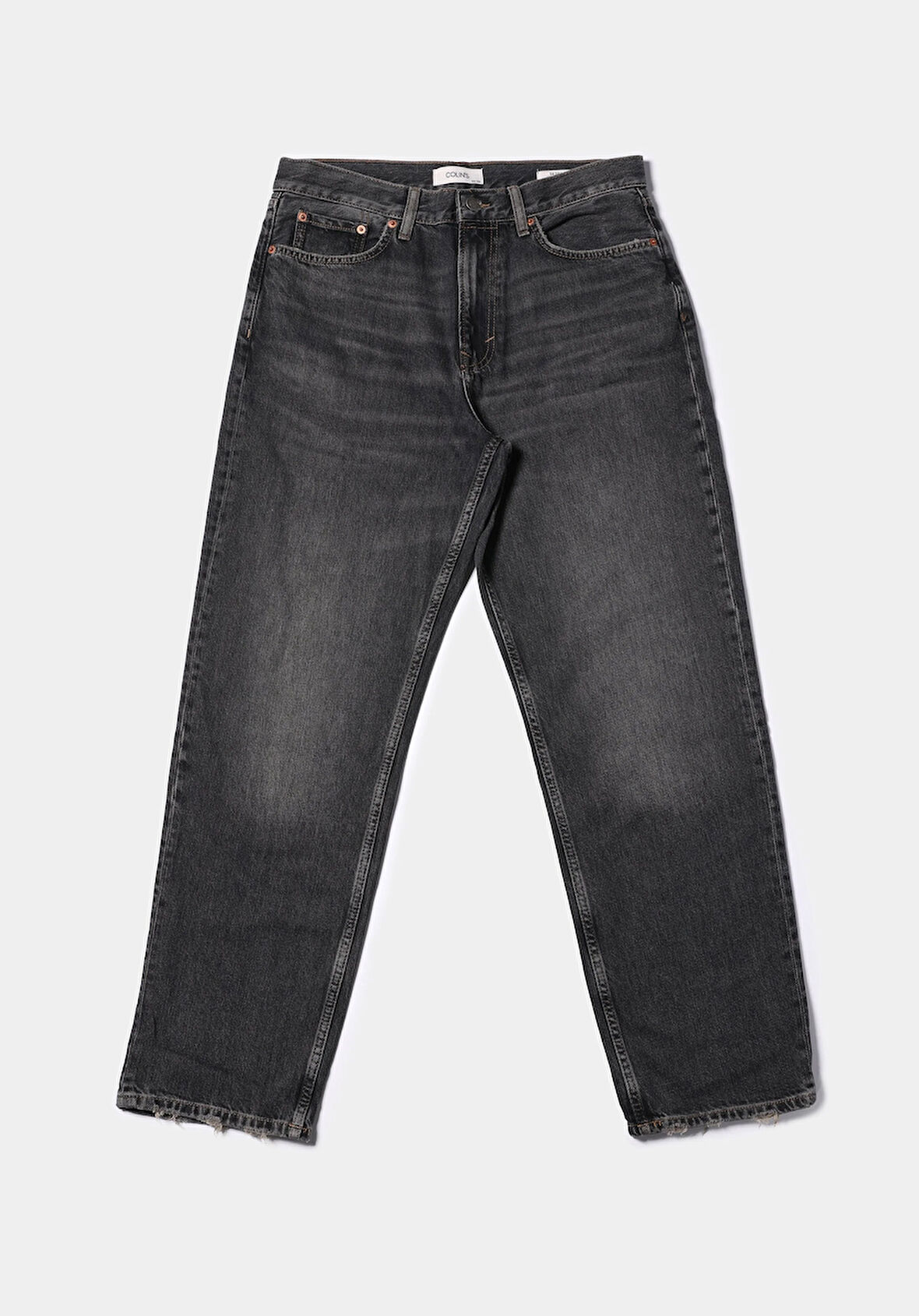 Loose Relaxed Fit   Erkek Siyah Jean Pantolon