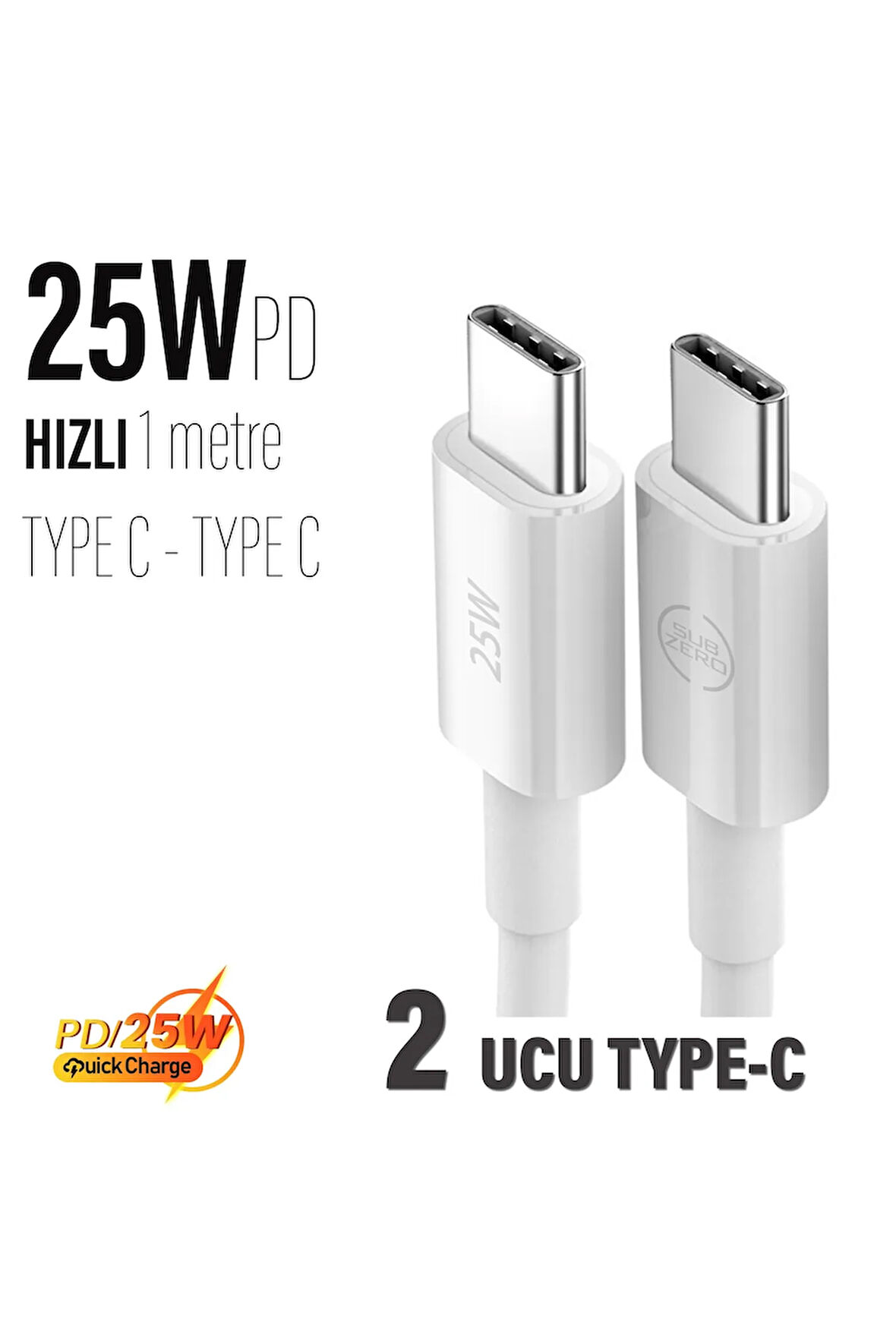 Samsung S21 Ultra 5G ve Note 20 Ultra Uyumlu Şarj Kablosu Type-C Hızlı Kablo 25W