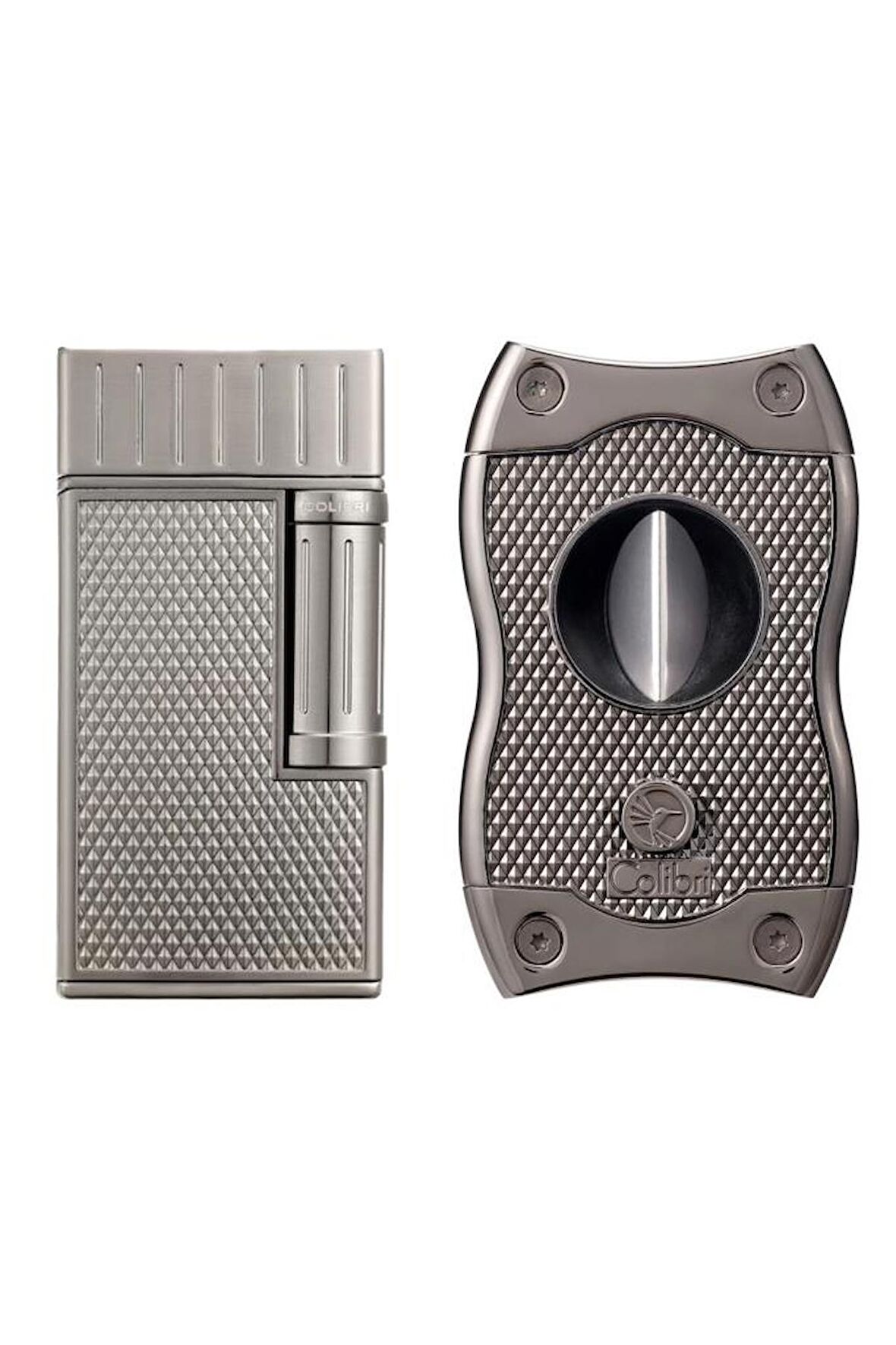 Colibri Julius Çakmak & SV-Cut Gunmetal Premium Puro Seti