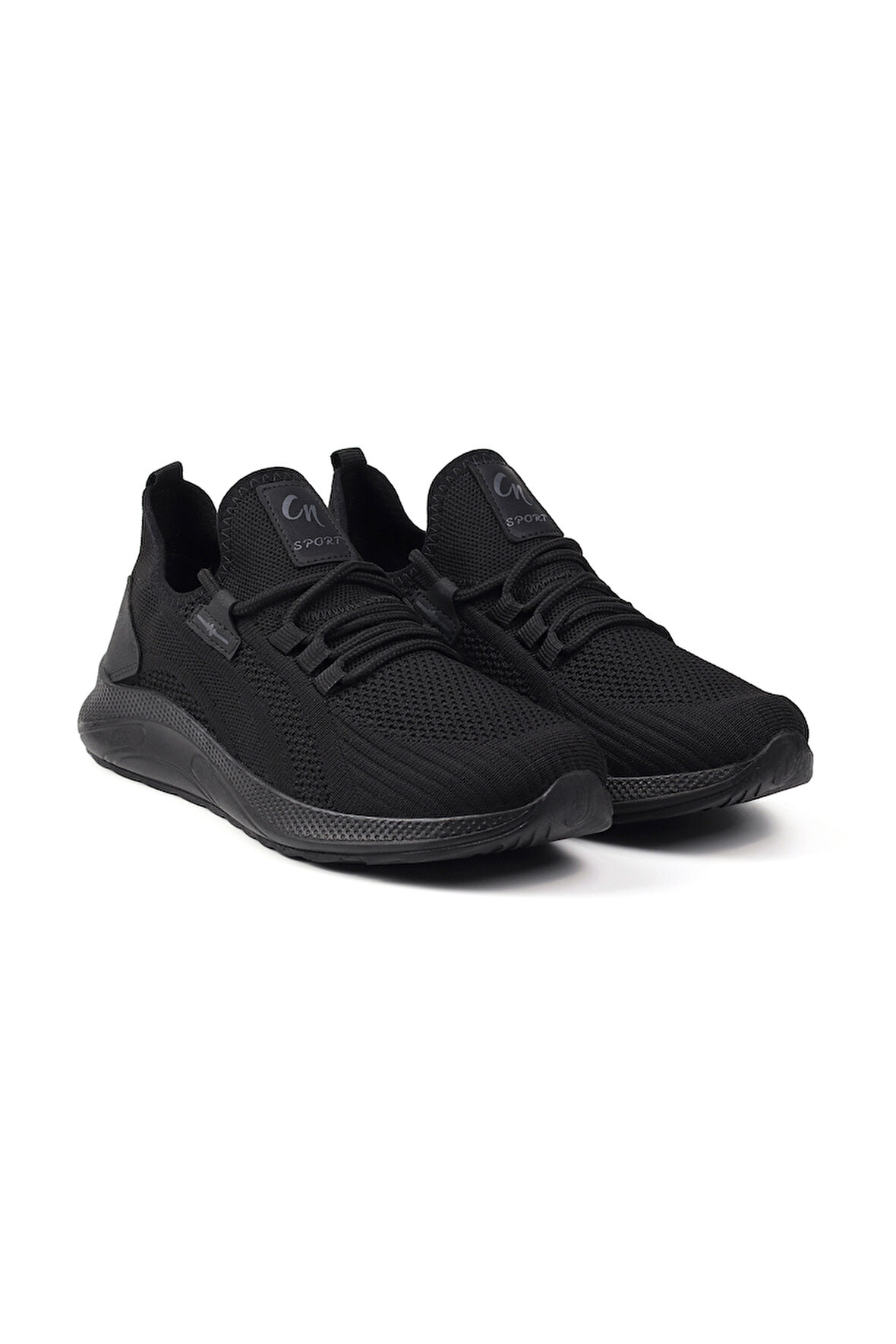 Erkek Siyah Sneaker Spor Ayakkabı Rahat Hafif Günlük