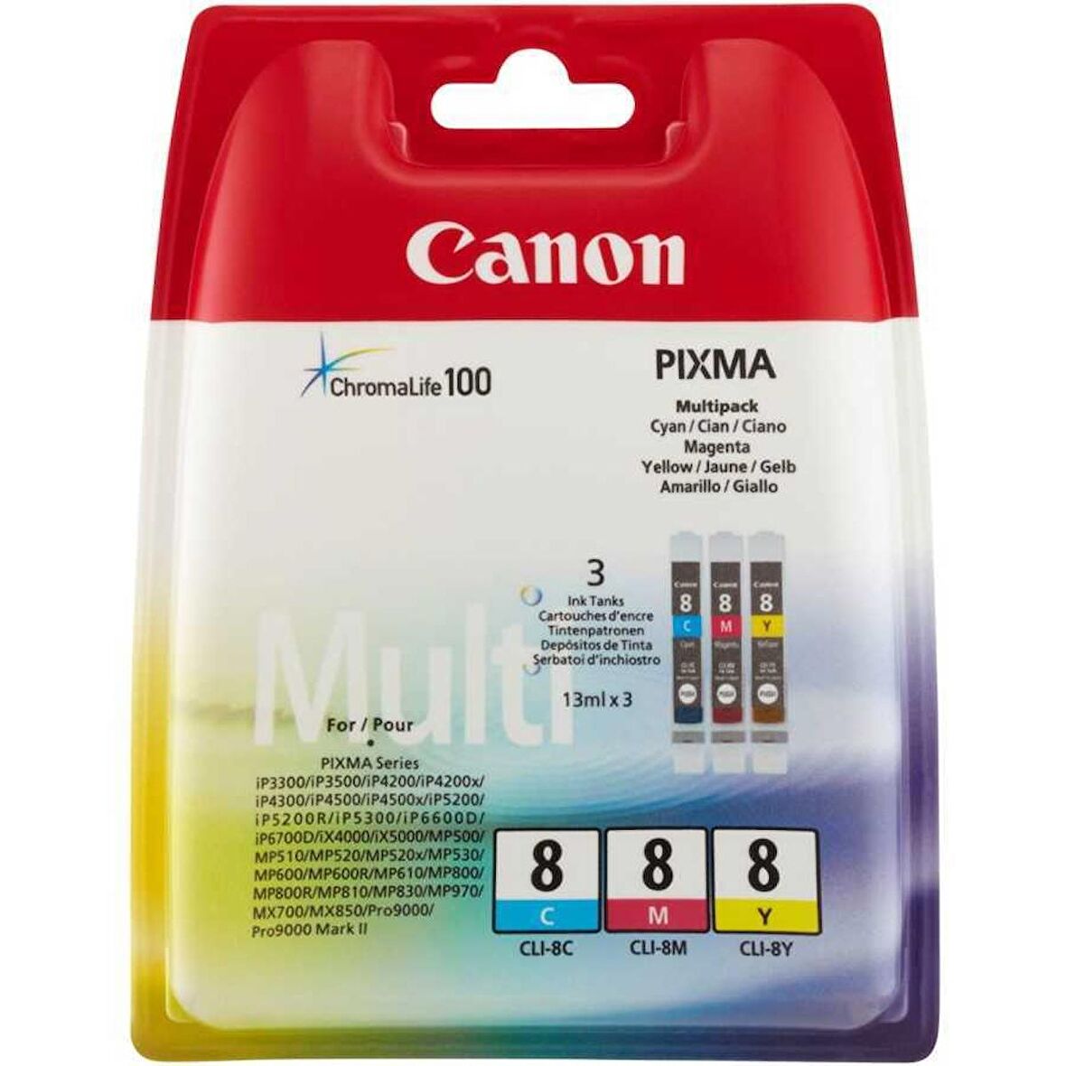 Canon CLI-8CMY Multipack Orjinal Kartuş 0621B029