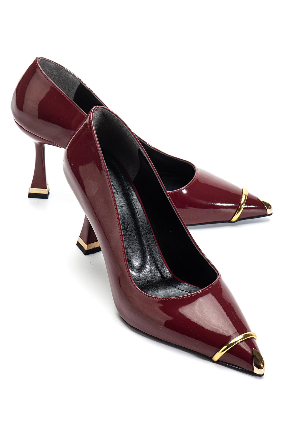 Suins Clove Model Kadın Topuklu Burnu Metal Detaylı Stiletto Ayakkabı