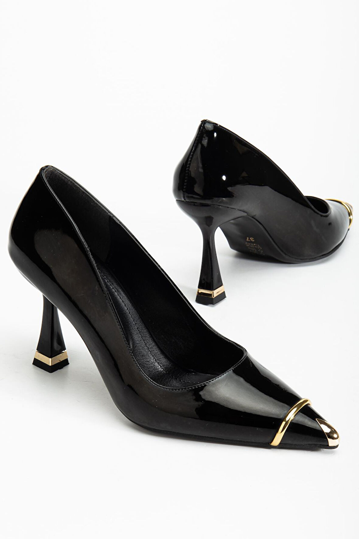 Suins Clove Model Kadın Topuklu Burnu Metal Detaylı Stiletto Ayakkabı