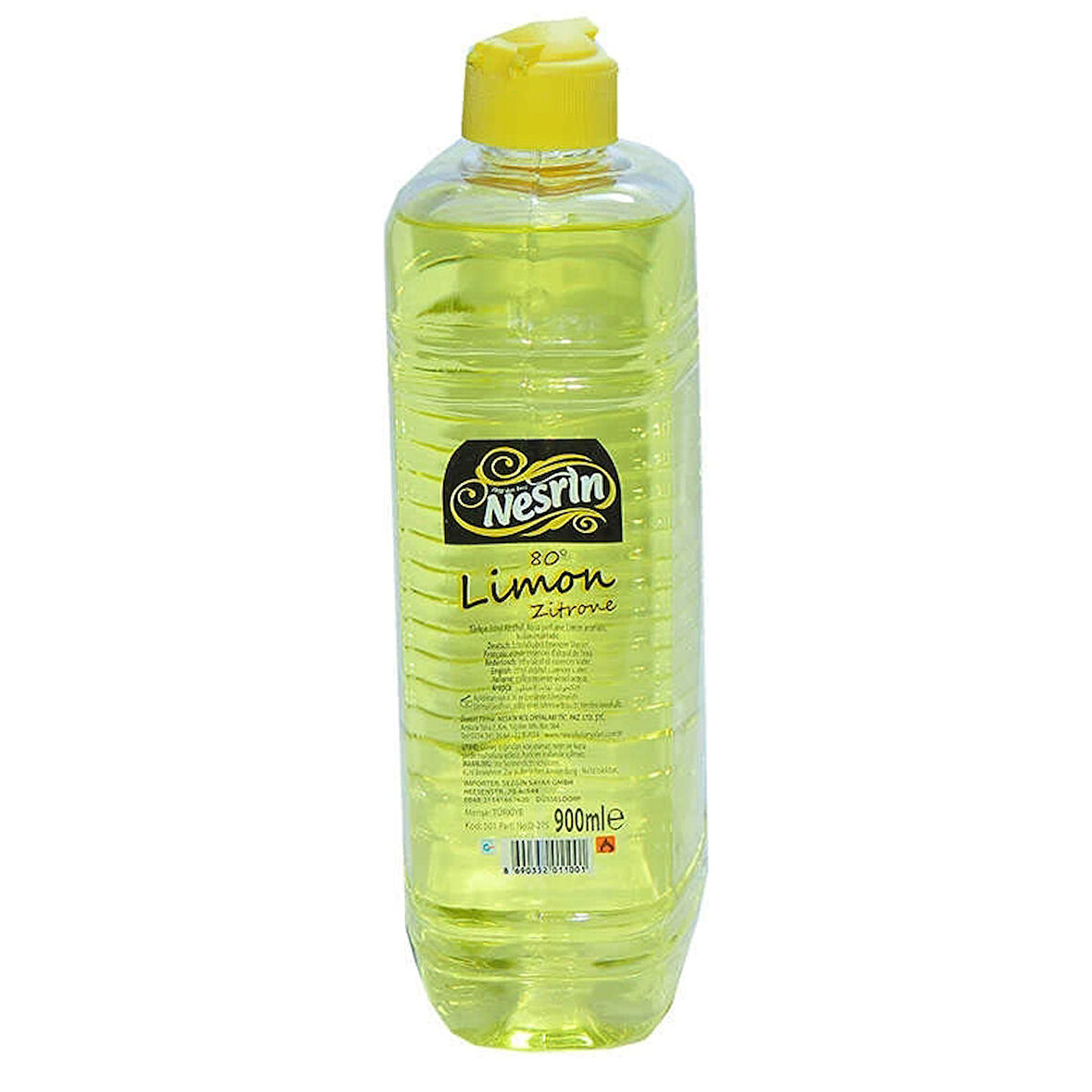 Limon Kolonyası 80 Derece Pet Şişe 900 ML