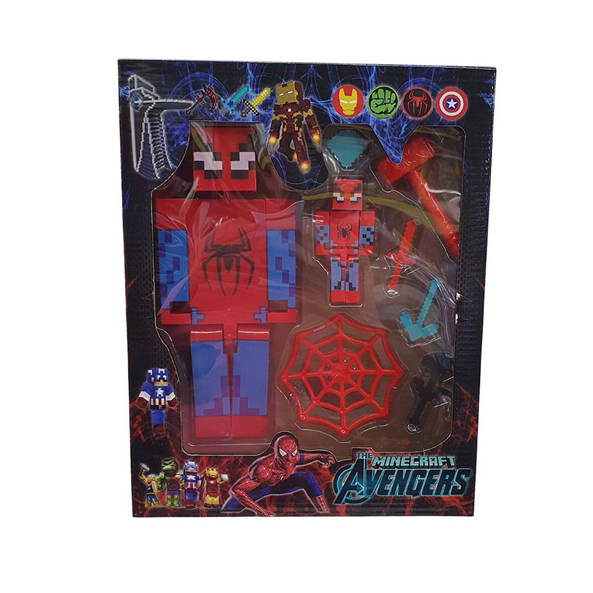 Minecraft Dev Spider-Man Figür ve Aksesuarları