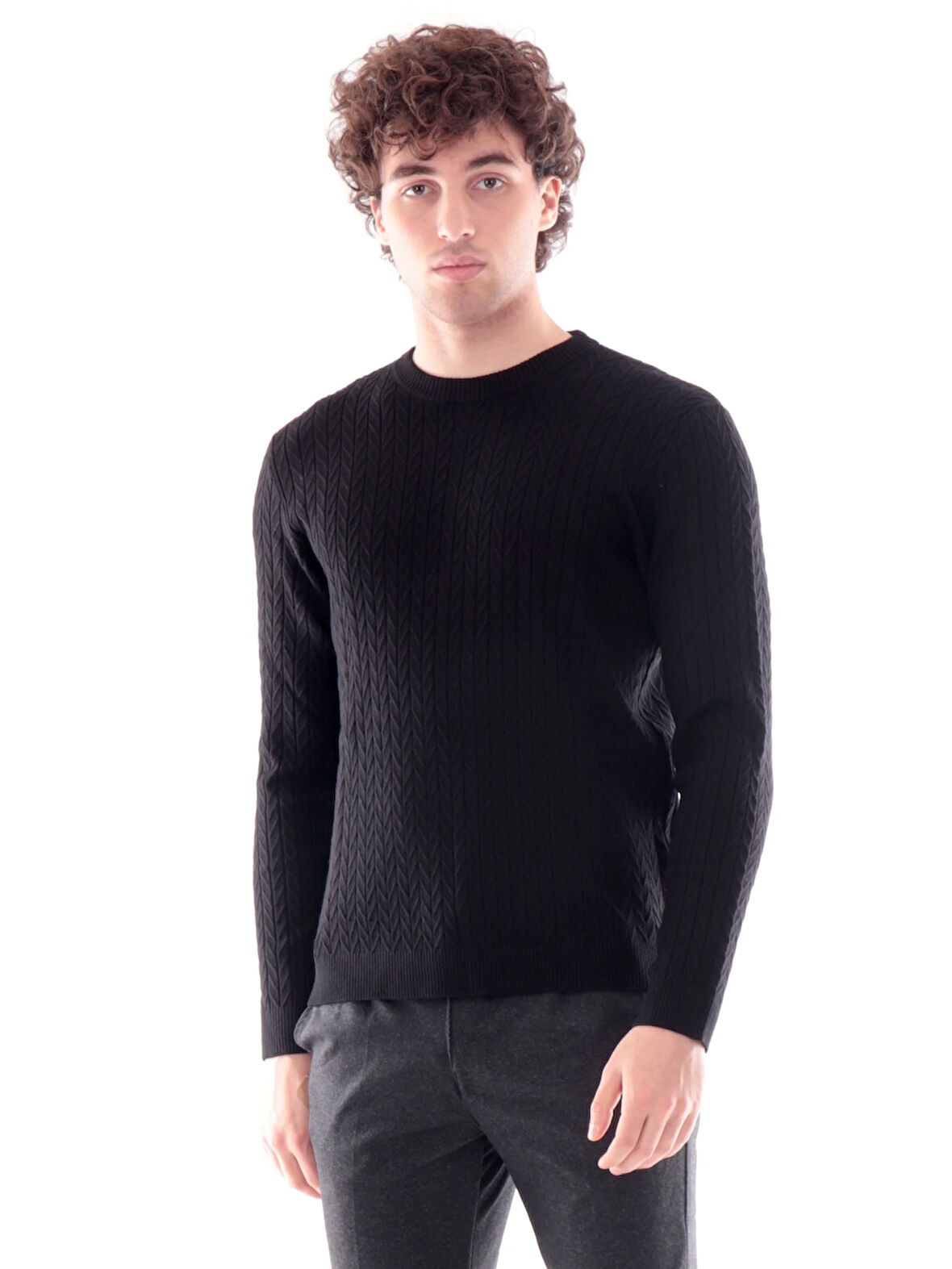 GUESS Erkek Cehvron Kazak M5BR41Z2ZK2