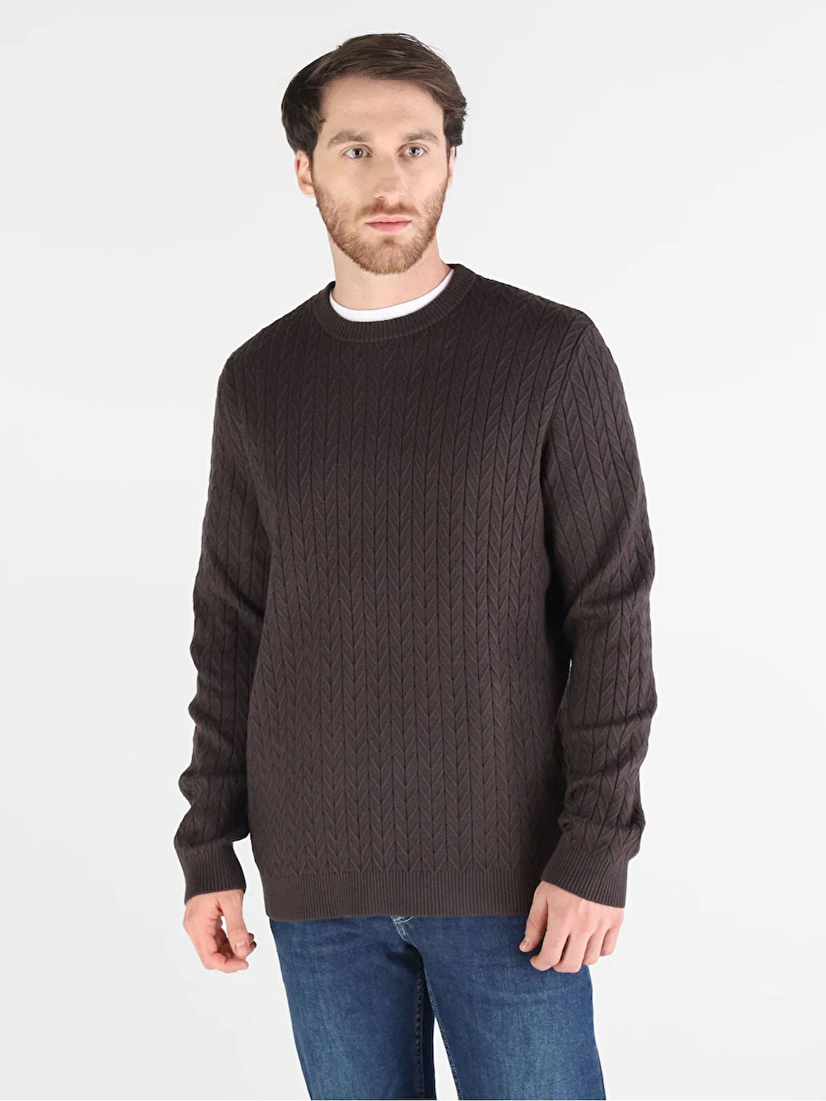 GUESS Erkek Cehvron Kazak M5BR41Z2ZK2