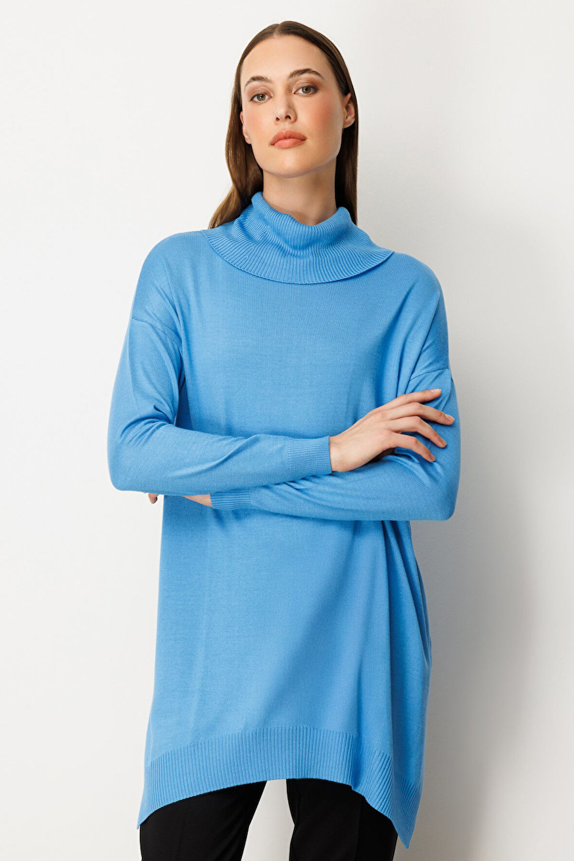 ON TRİKO Balıkçı Yaka Tunik 65317