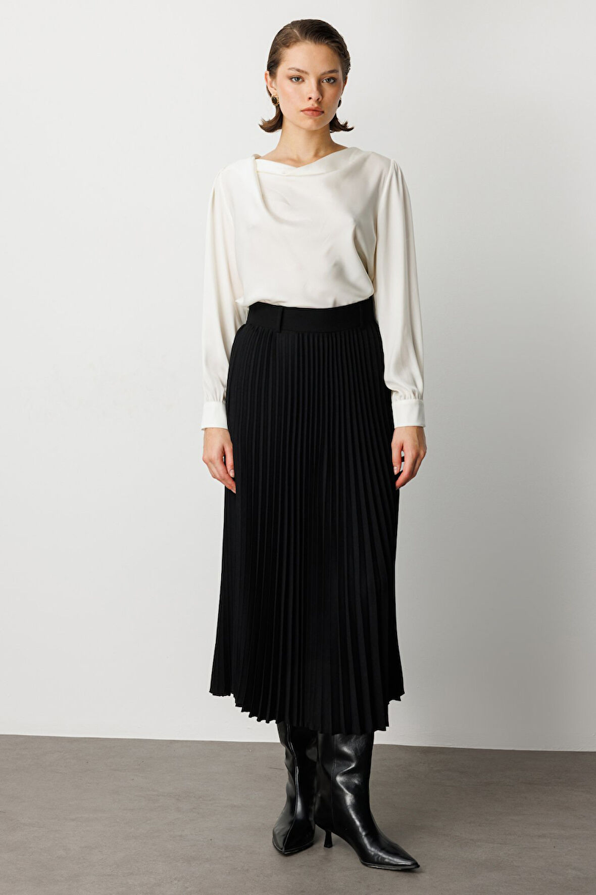 EKOL Piliseli Maxi Etek 2101-26k