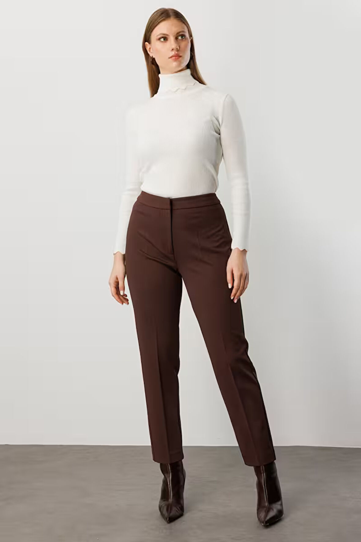 EKOL Dar Paça Cepsiz Pantolon 1025-26k