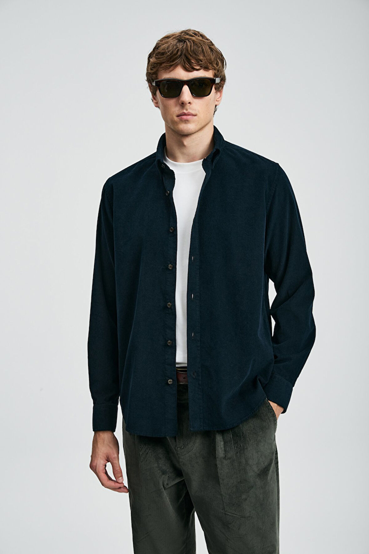 LUFİAN Drew Erkek Basic Gömlek Regular Fit 112010682