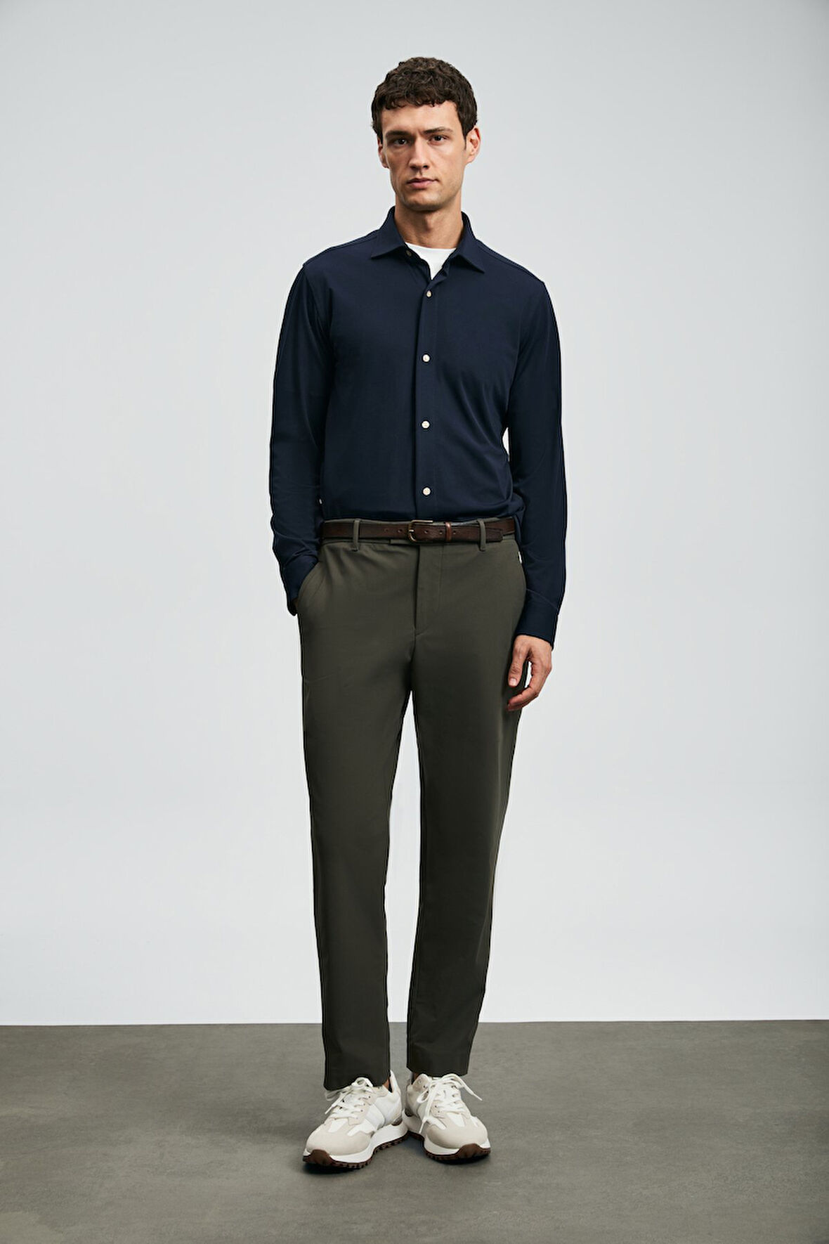 LUFİAN Carl Erkek Basic Gömlek Regular Fit 112010668-26k