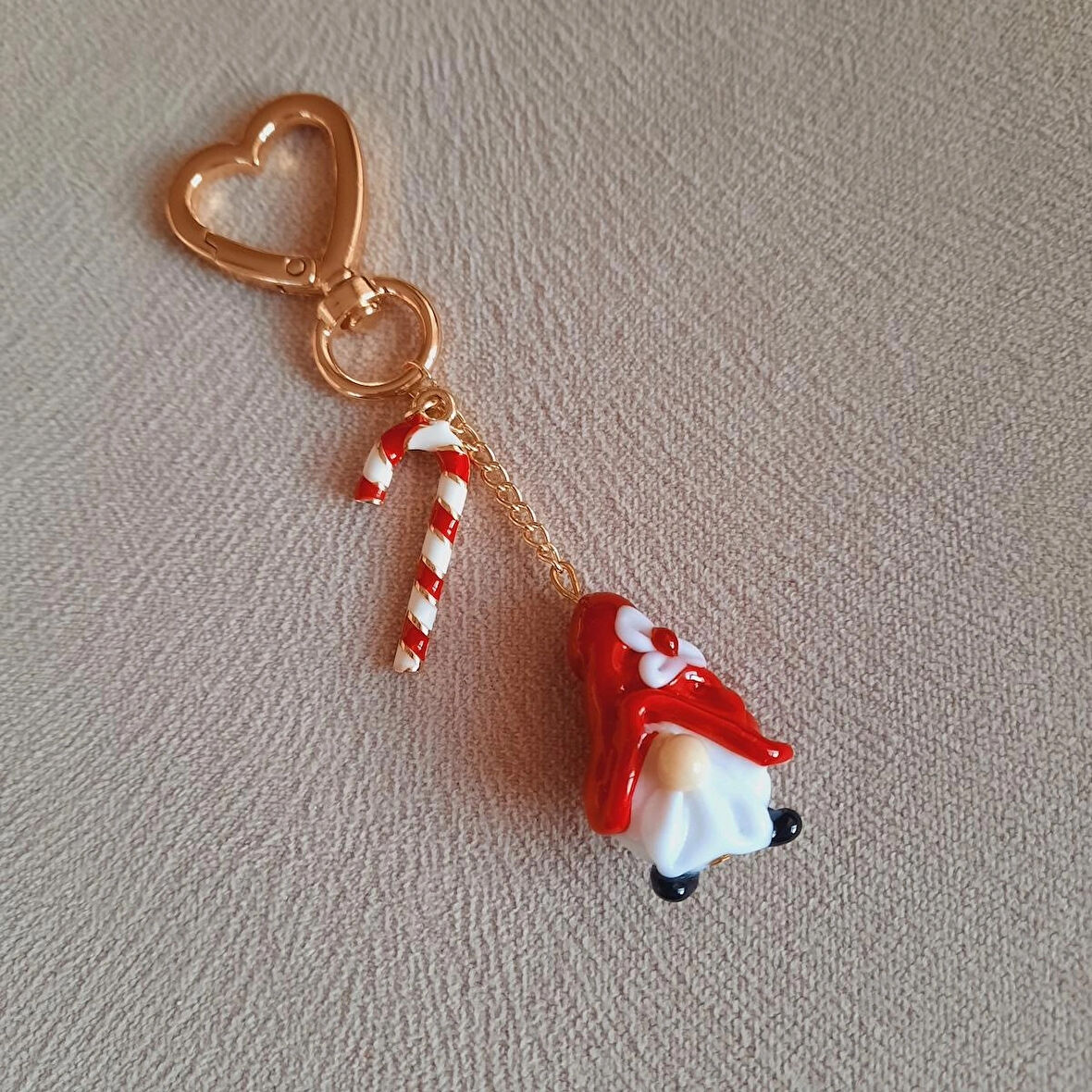 Cüce Murano Kalpli Anahtarlık