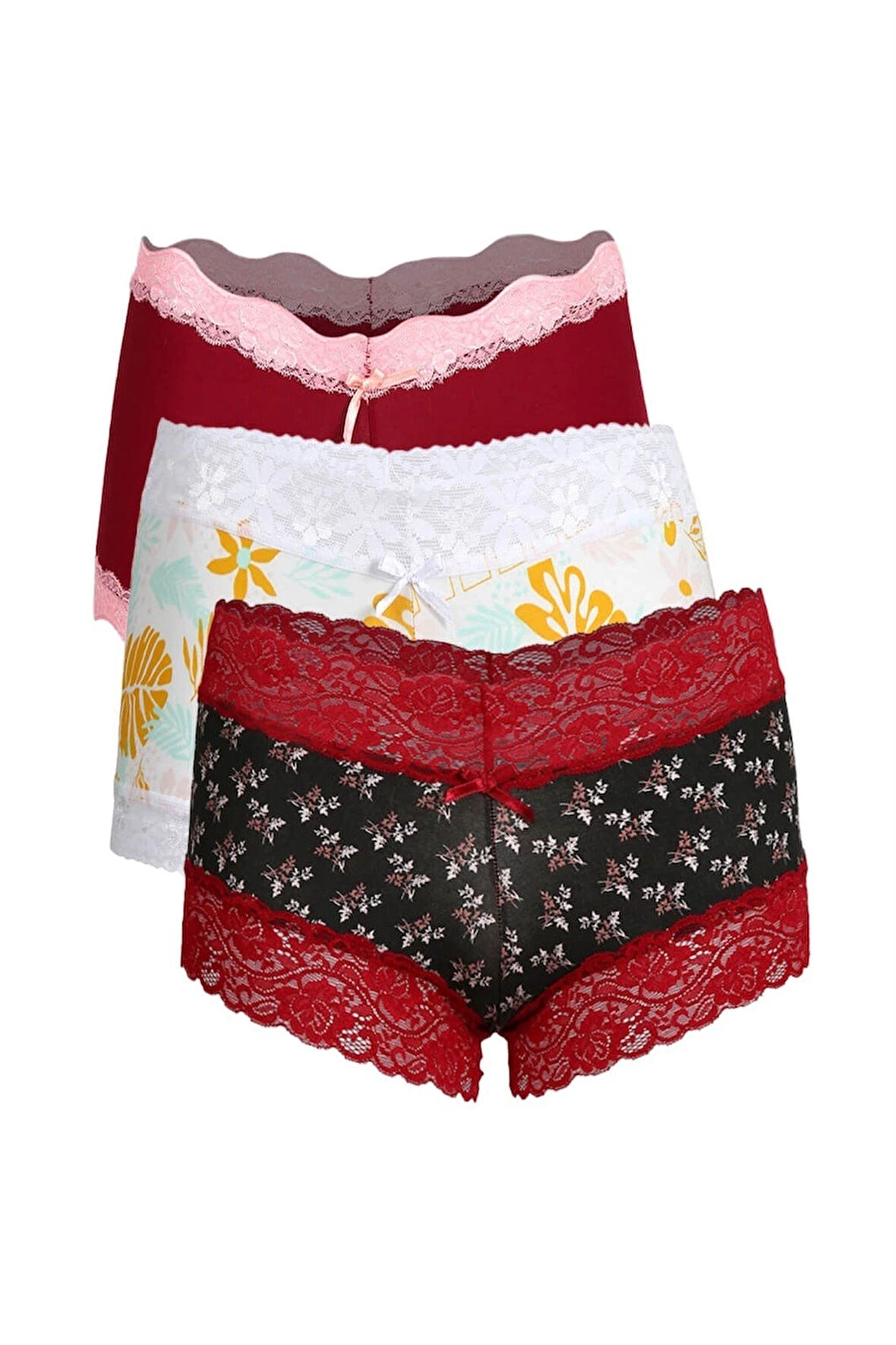 Giyim kadin 3'lü Boxer