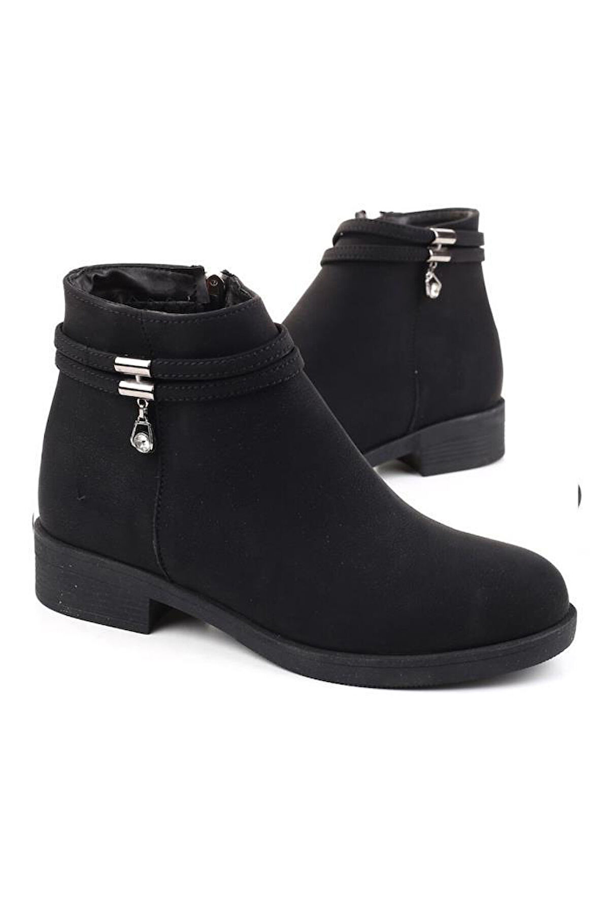 Sdf 154-24 Deri Fashion Fermuarlı Kadın Bot