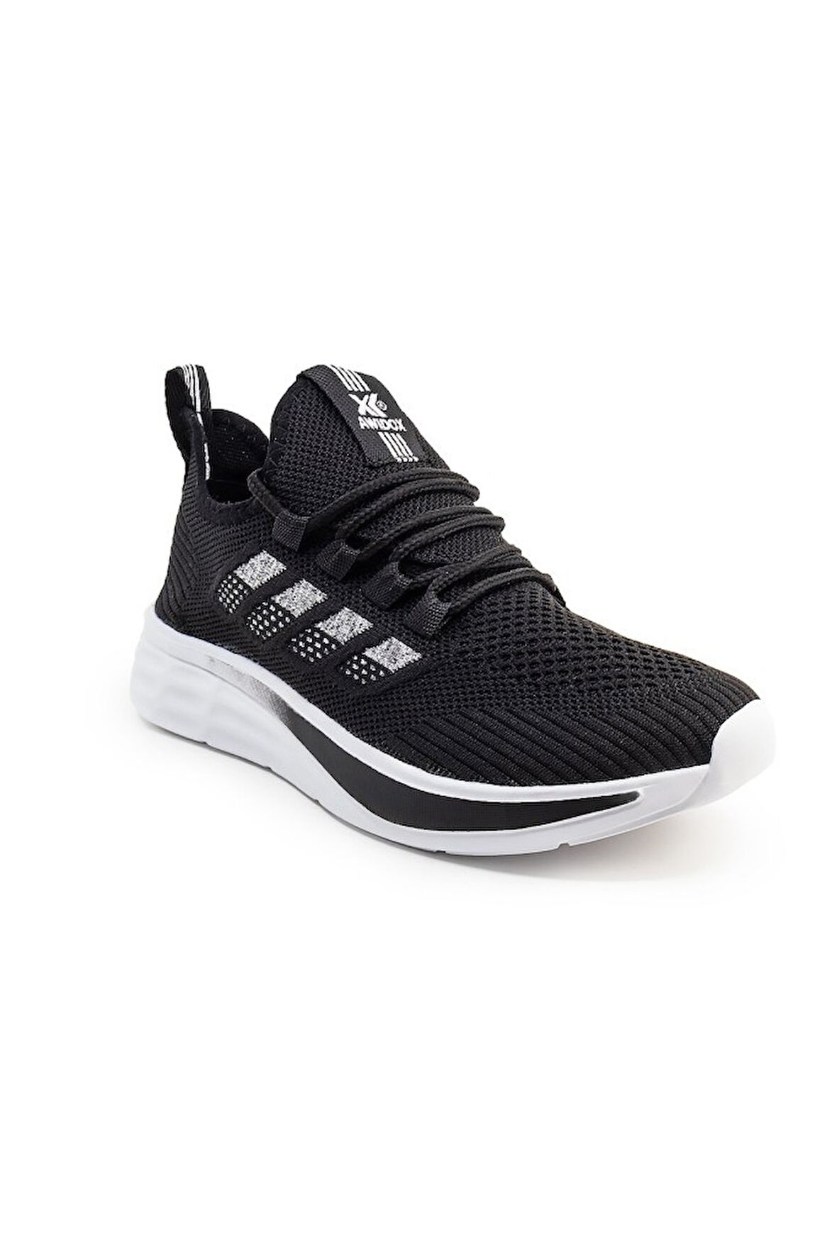 Awidox 910-25 Triko Anatomik Erkek Sneaker Siyah Beyaz