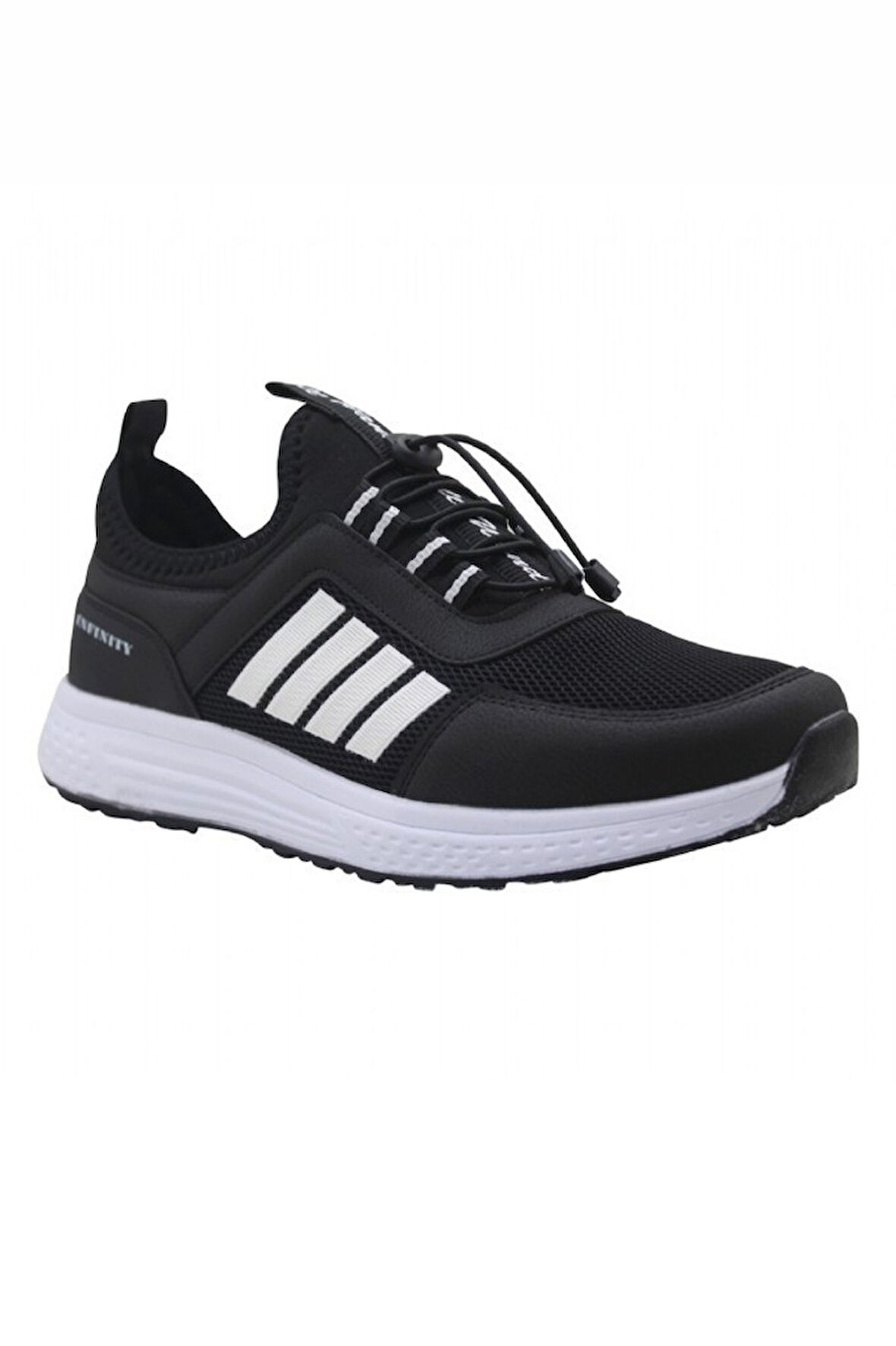 Wanderfull İnfinity 4266-25 Anorak Slip On Erkek Sneaker Siyah Beyaz