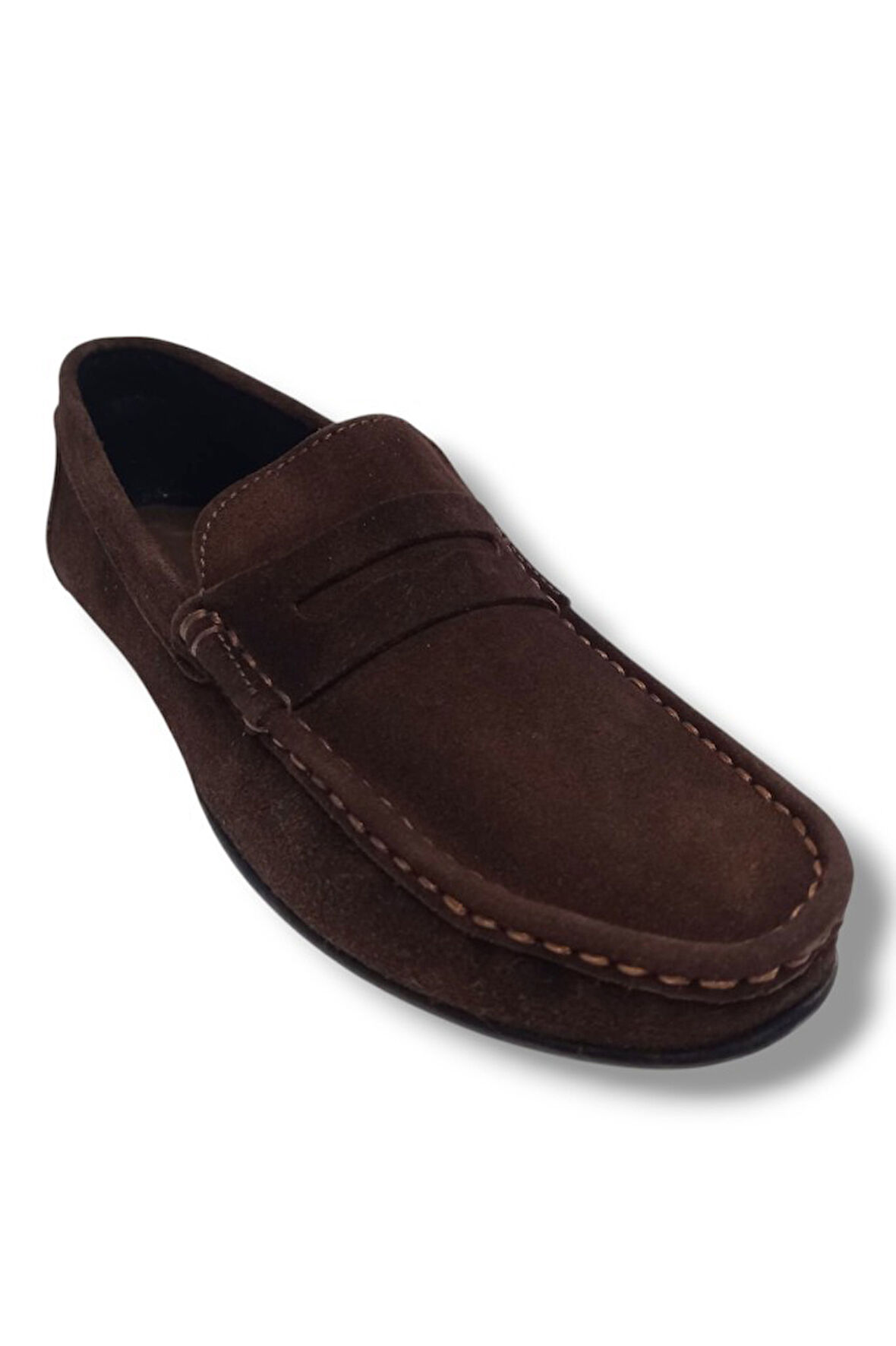 Cakgo 321-25 Süet Fiyonklu Loafer Erkek Ayakkabı