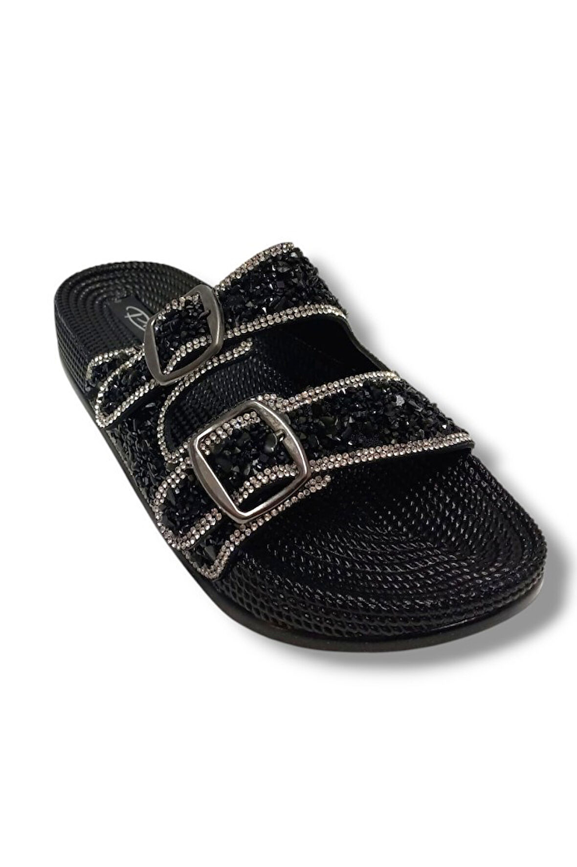 Pienn 20057-001 Anatomik Fashion Taşlı  Kadın Terlik