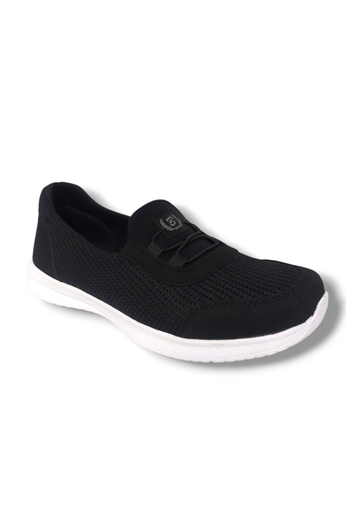 Black Sea 575-25 Anorak Slip On Anatomik Kadın Sneaker Siyah Beyaz