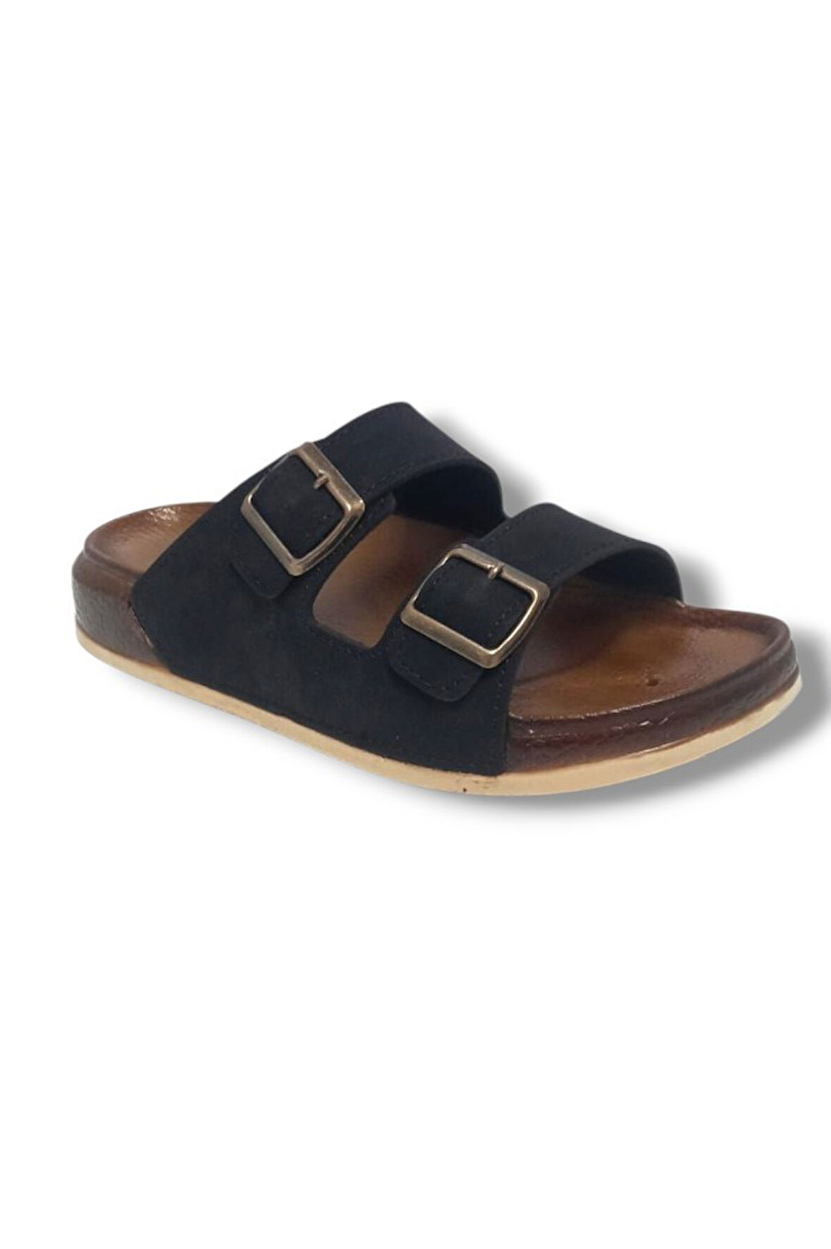 Witta 55201-25 Deri Çift Bant Anatomik Terlik 36-40