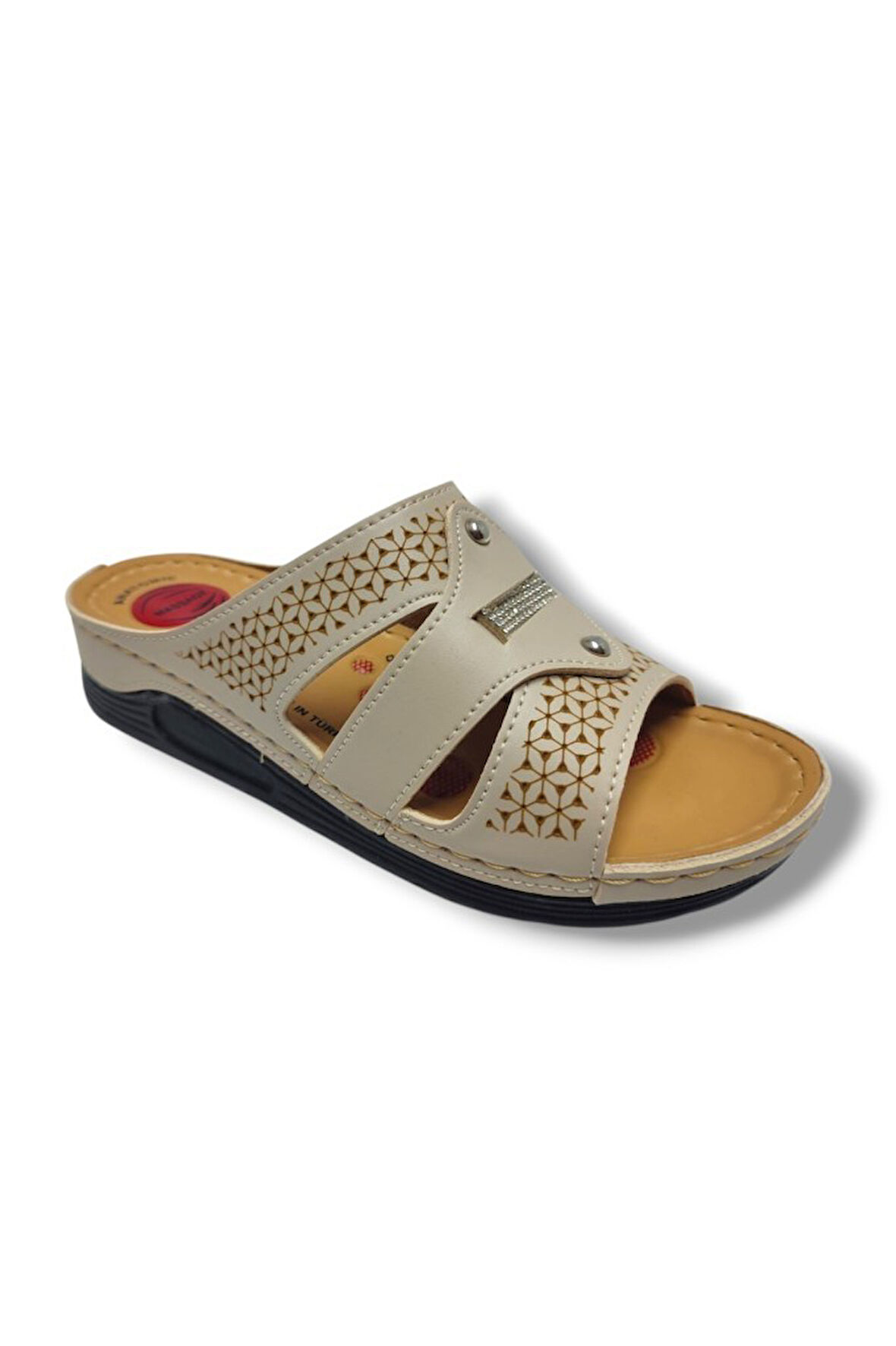 Serra 635-25 Anatomik Masaj Taban Taşlı Kadın Terlik