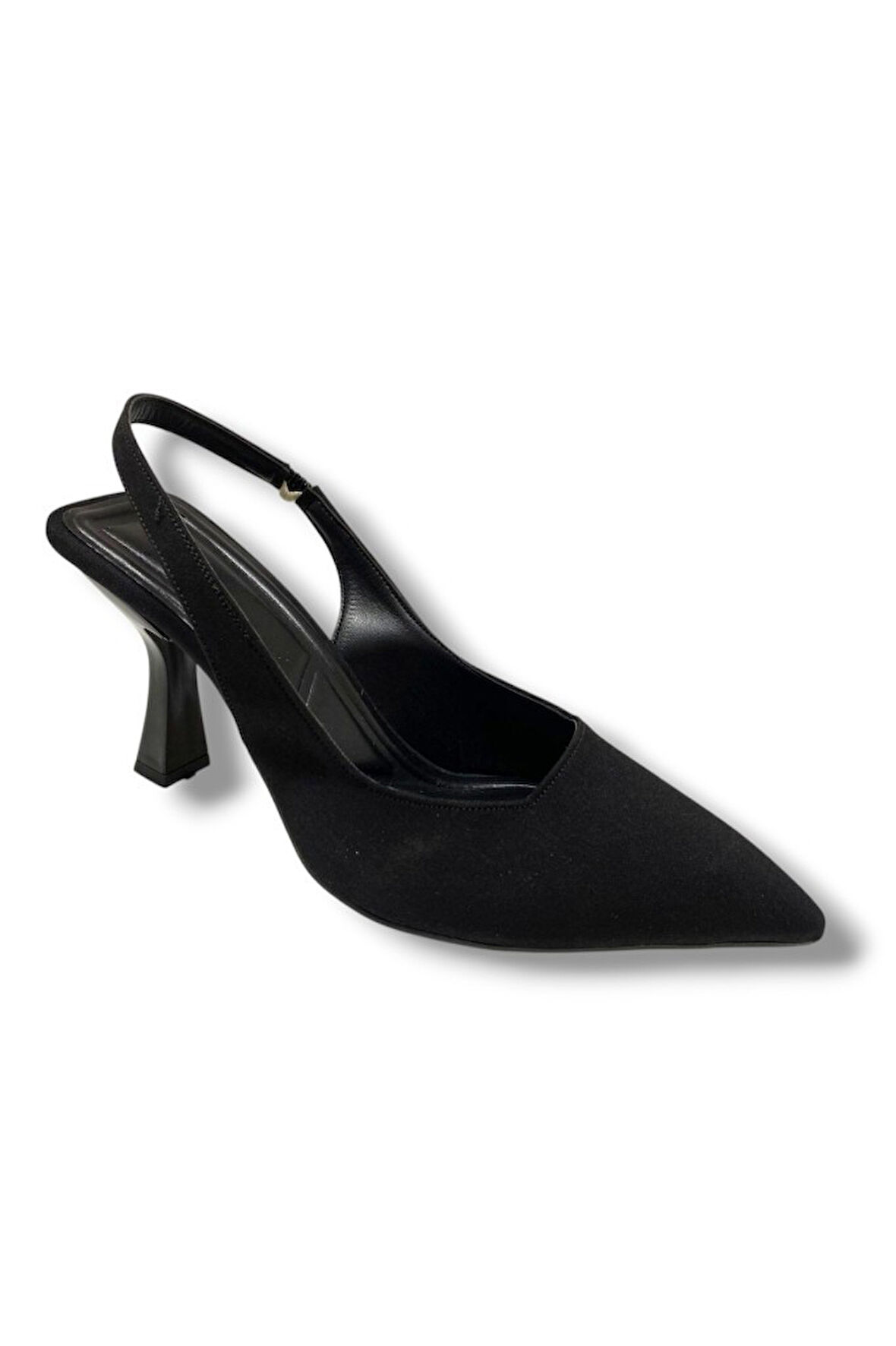 C-Shoes 809-25 Zara Arkası Açık Kısa Topuk Kadın Ayakkabı