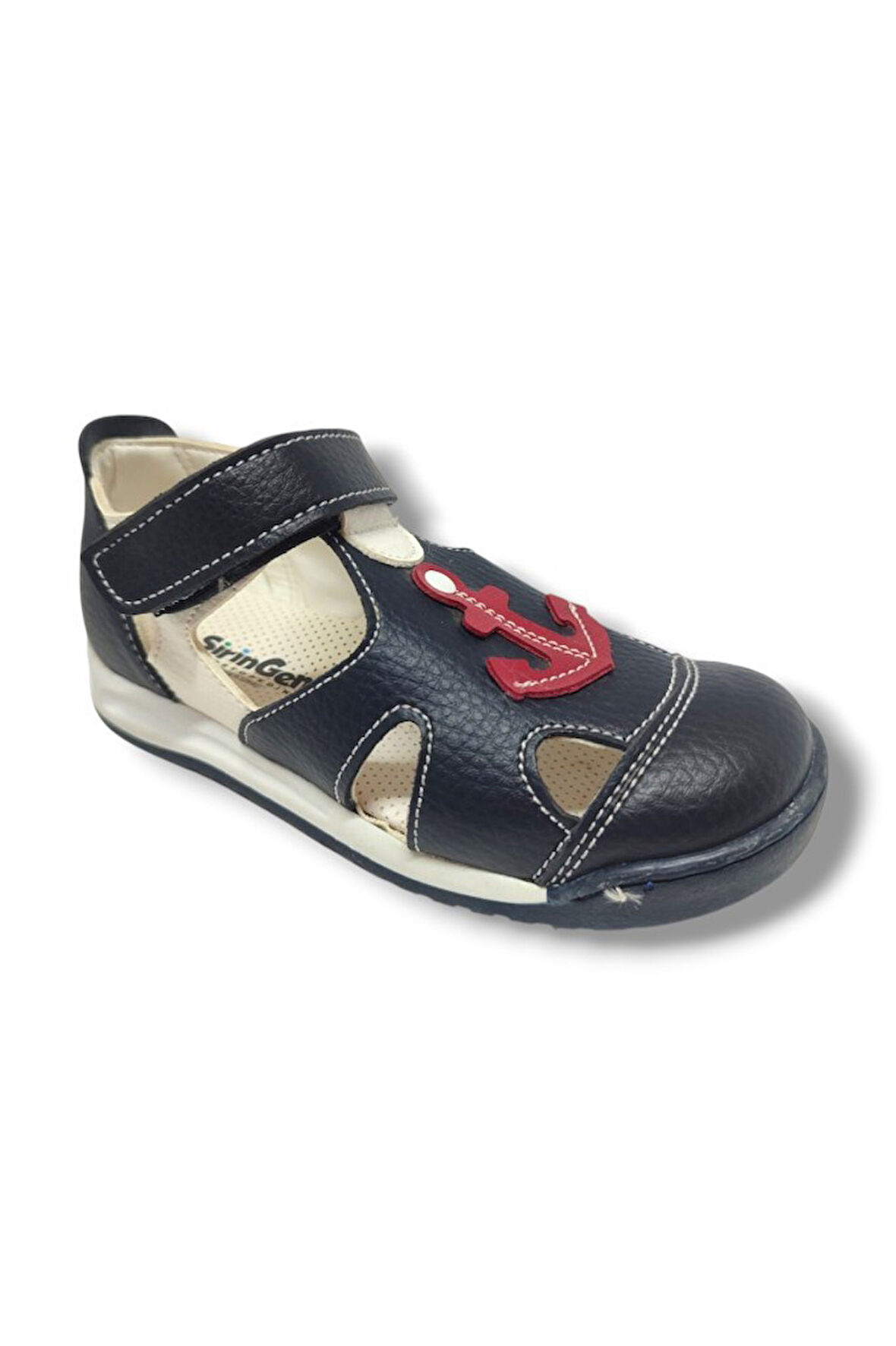 Şiringenç 1535-20 Çirtli Çapa Erkek Çocuk Ayakkabı Lacivert Kırmızı