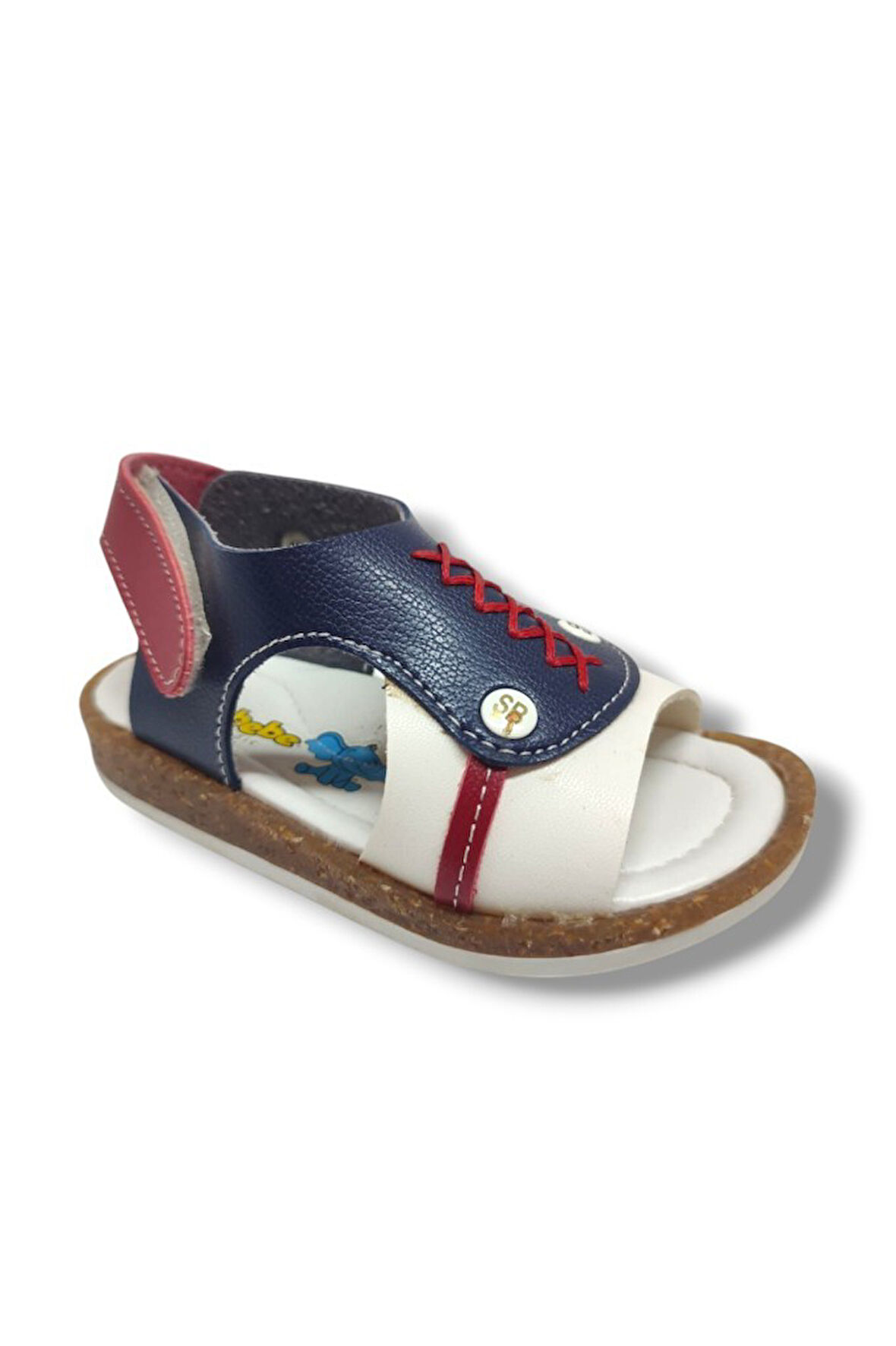 Şirinbebe 1691-20 Orta Dikişli Erkek Çocuk Sandalet Lacivert Kırmızı 21-25