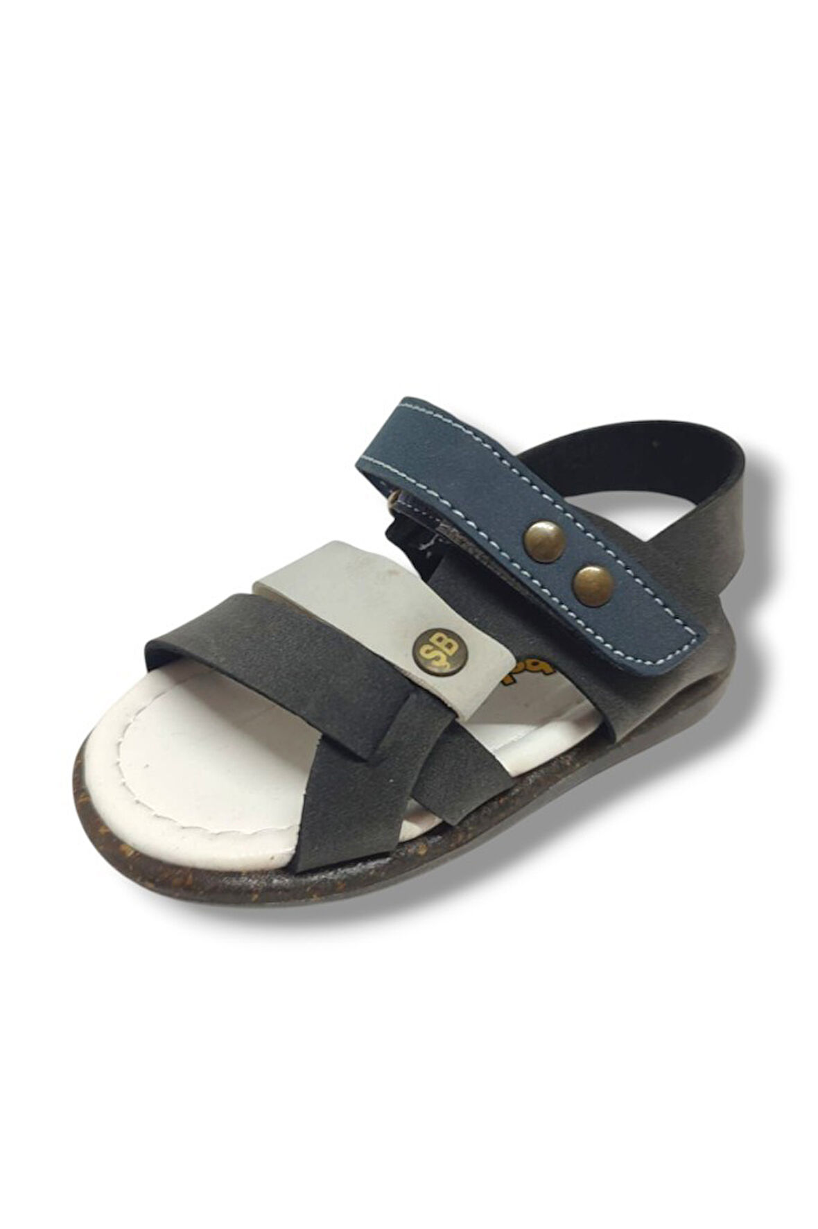 Şirinbebe 1692-20 Anatomik 3 Bant Erkek Çocuk Sandalet Lacivert Füme 18-20