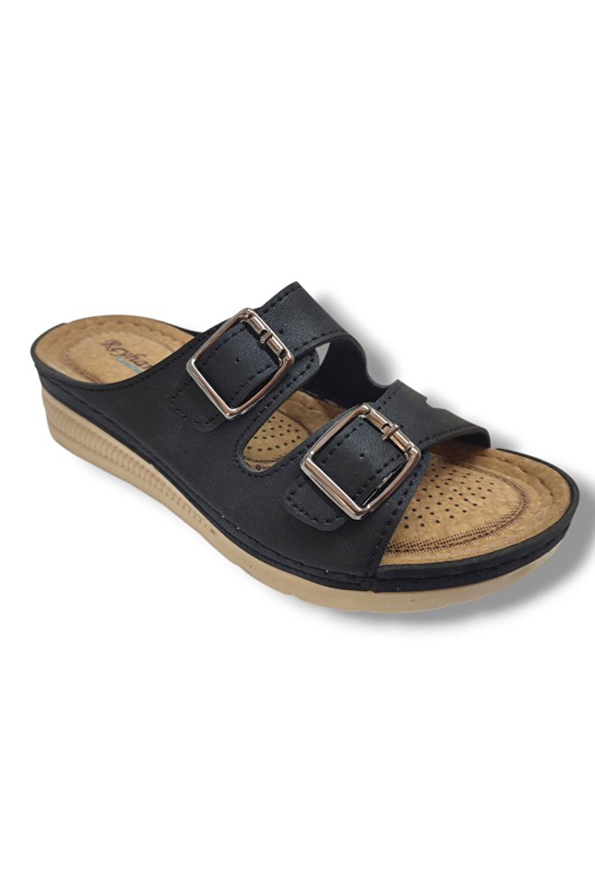 Avox 765-25 Çift Tokalı Comfort Kadın Terlik