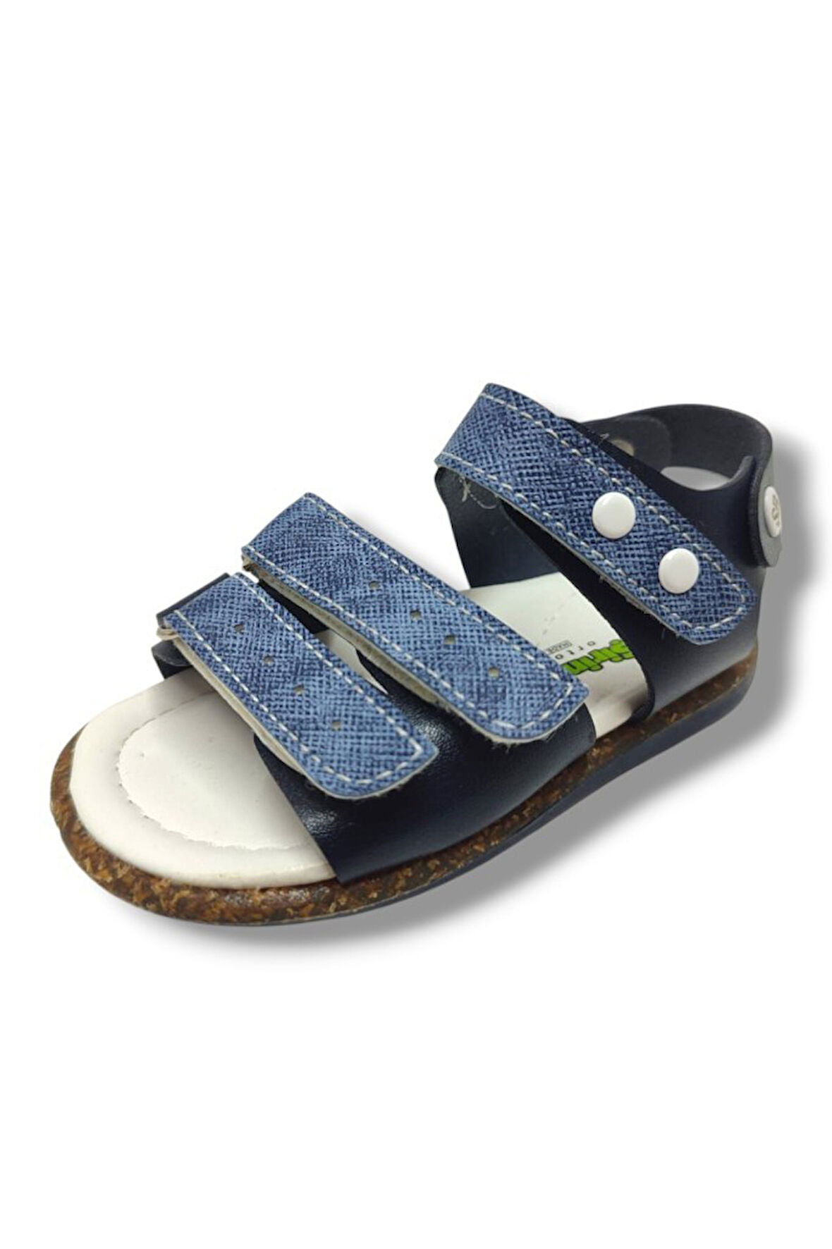 Şirinbebe 1717-20 3 Cırt Bant Erkek Çocuk Sandalet Lacivert Mavi 21-25