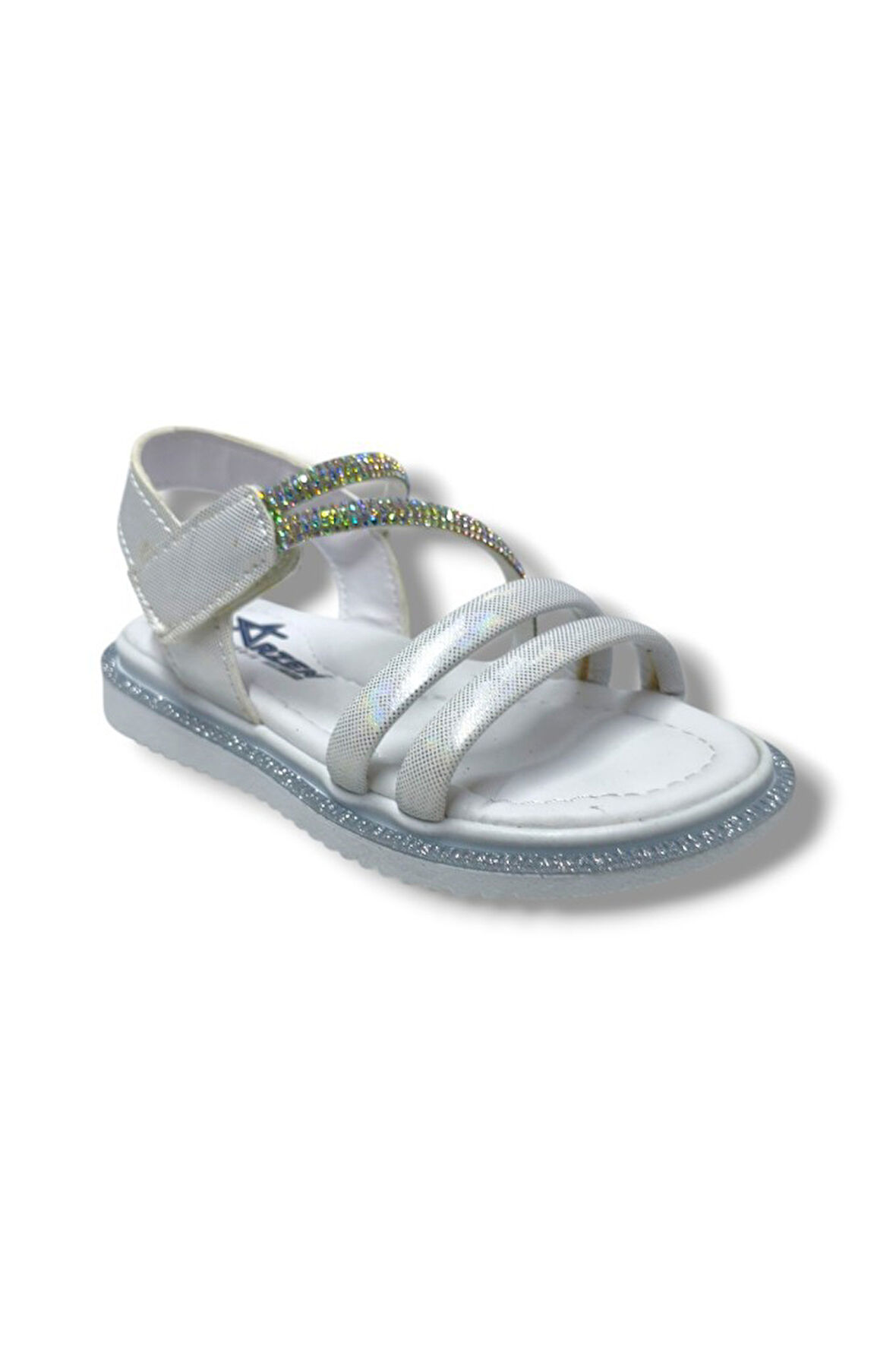 Arzen Bebe 221-25 Anatomik Taşlı Cırtlı Kız Çocuk Sandalet 26-30