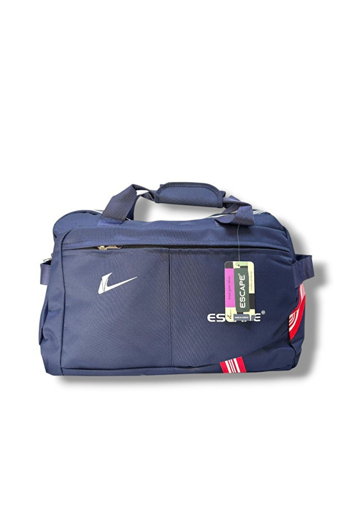 Escape 112-25 Polyester Kareli Kumaş Seyahat Çantası