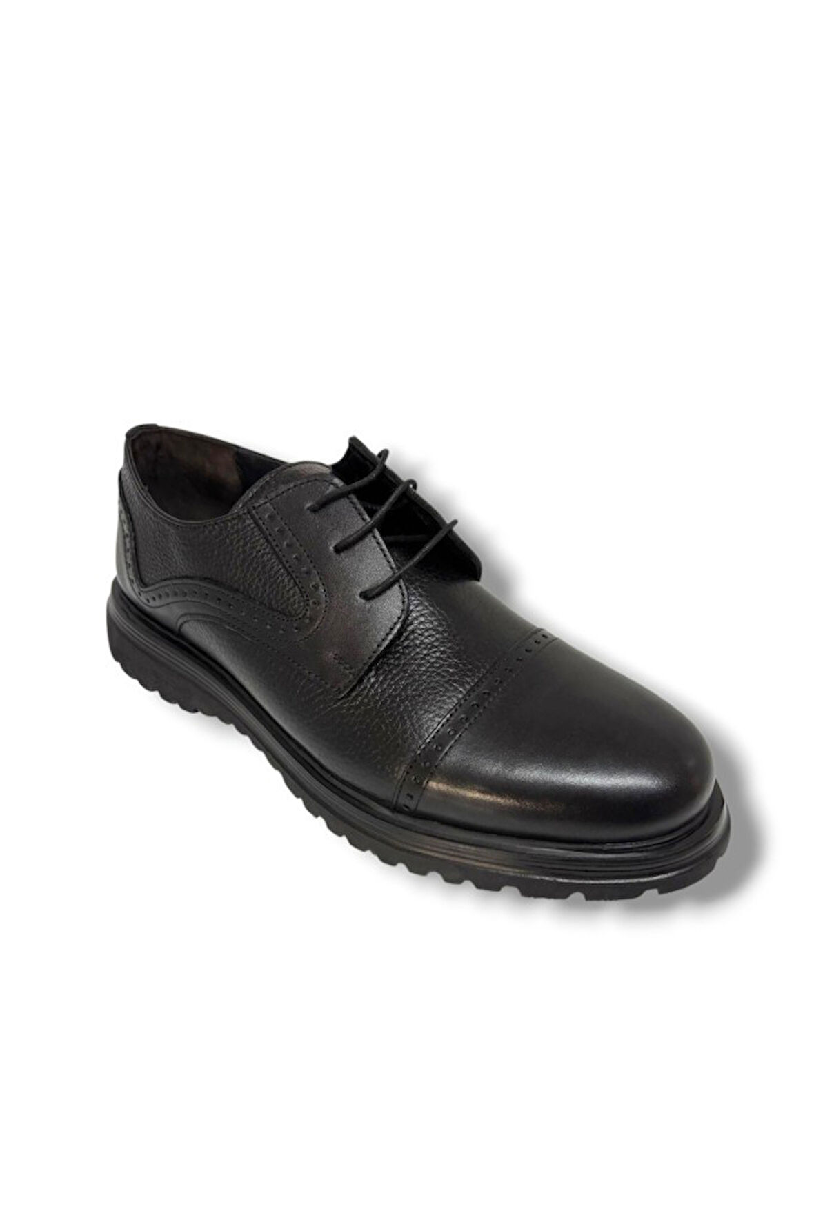 Cakgo 447-26 Hakiki Deri Anatomik Eva Taban Bağcıklı  Erkek Ayakkabı