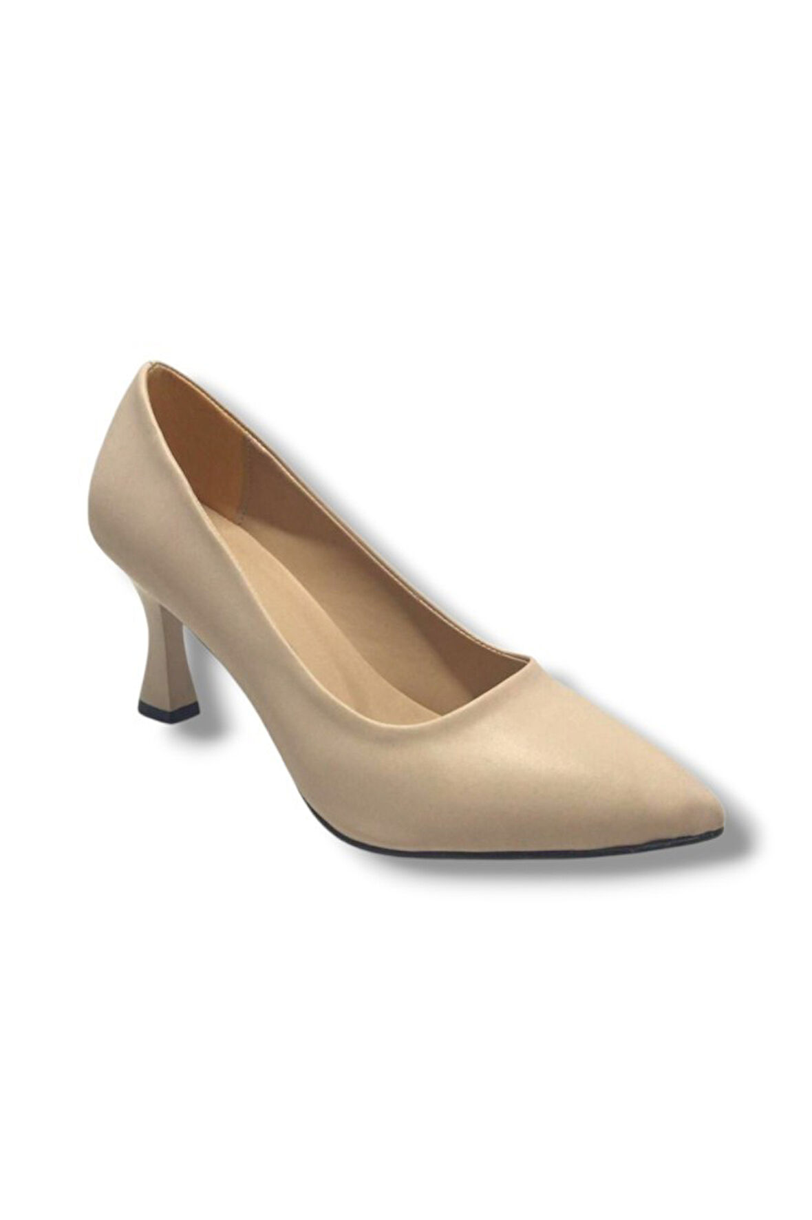 Mengi 678-26 Cilt Deri İnce Topuk Kadın Ayakkabı