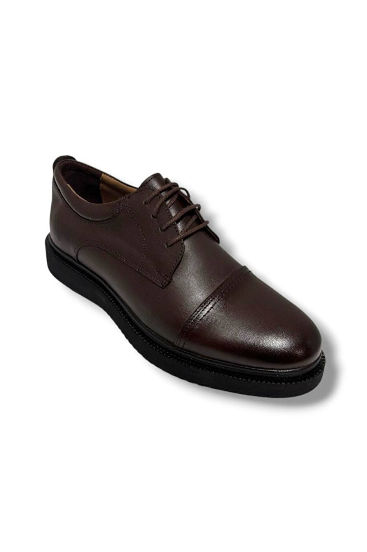 Mr Renzo 309-26 Hakiki Deri Anatomik Jel Taban Bağcıklı Erkek Ayakkabı