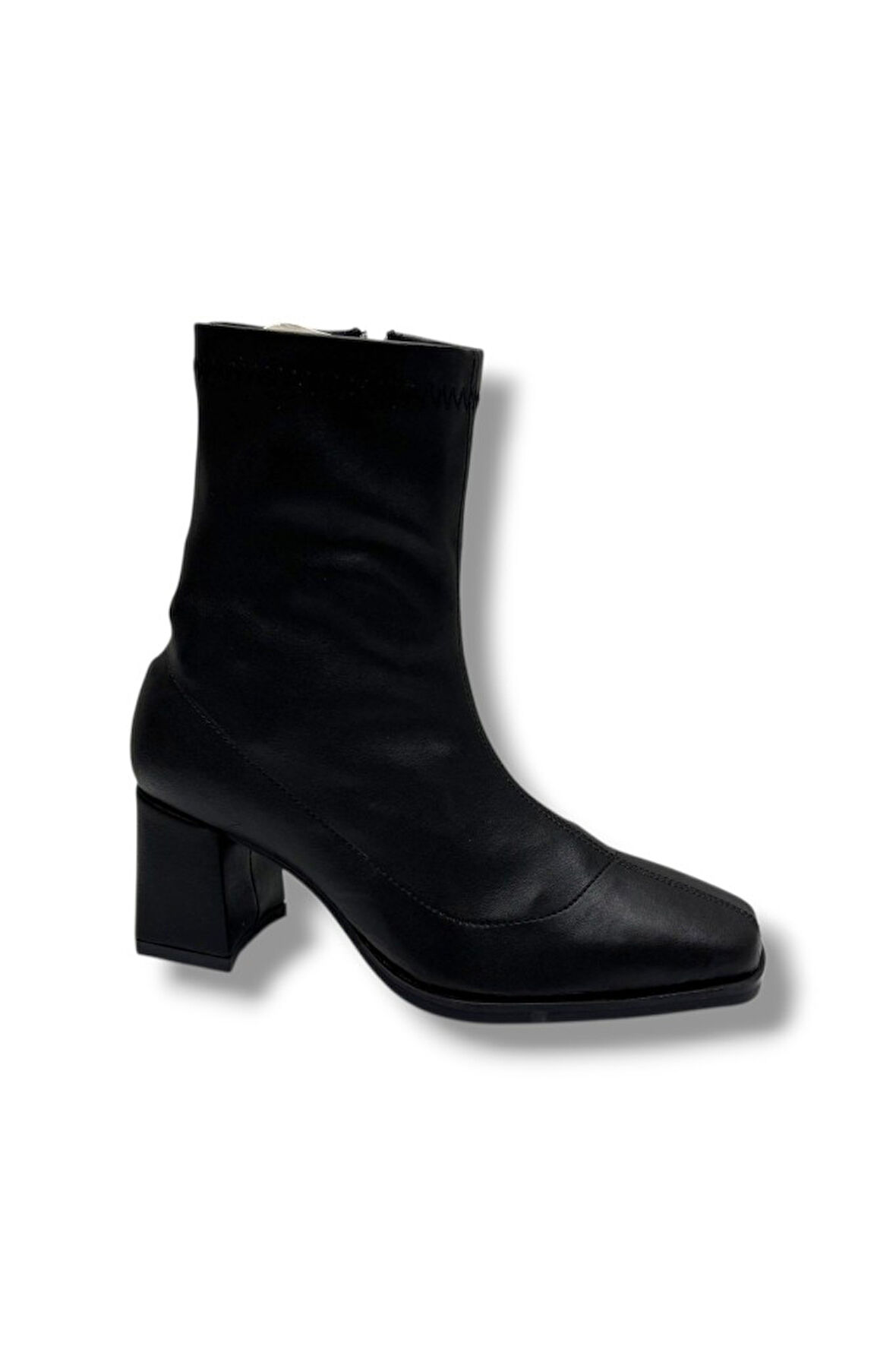 Kılınç 565-26 Cilt Deri Fermuarlı Kalın Topuk Kadın Bot