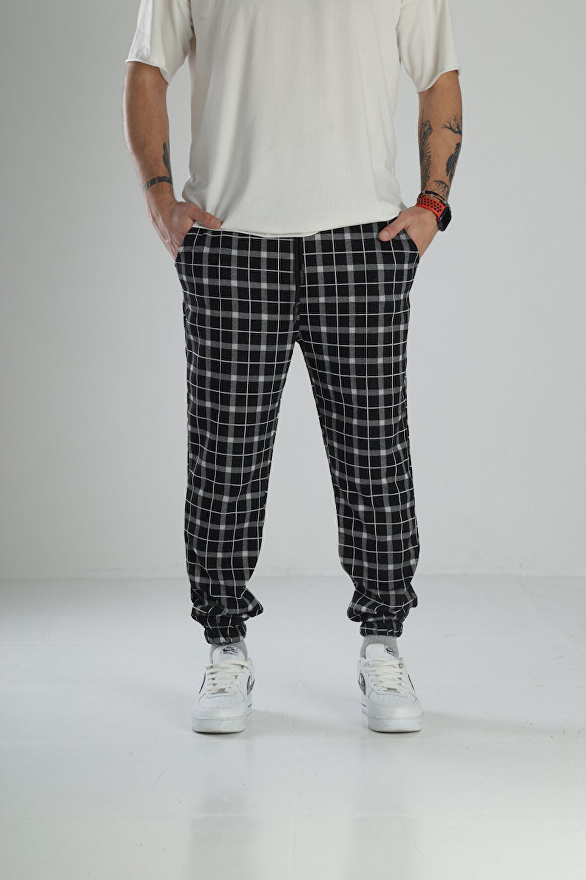 Dama Desenli Jogger Pantolon