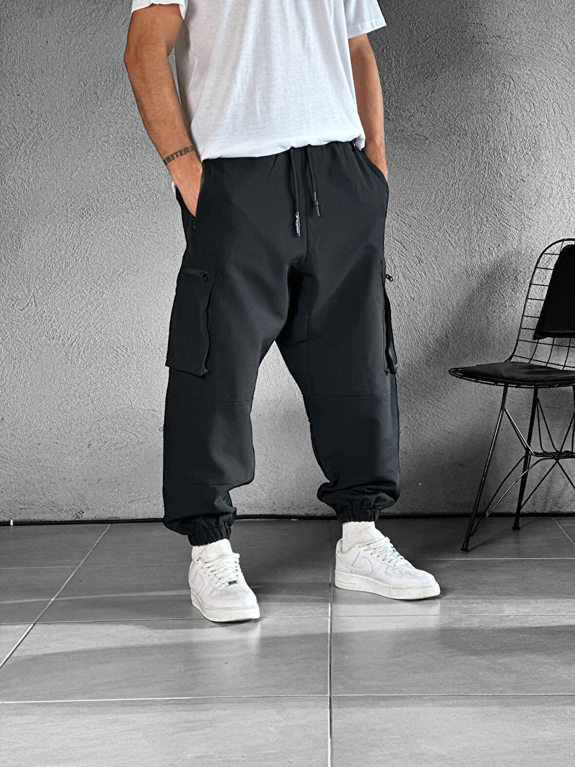 Premium Kalite Paraşüt Kumaş Jogger