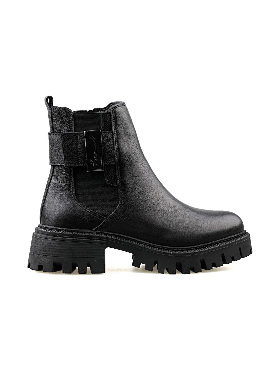 Castleblack 23783-1 Siyah Kadın Kışlık Deri Bot