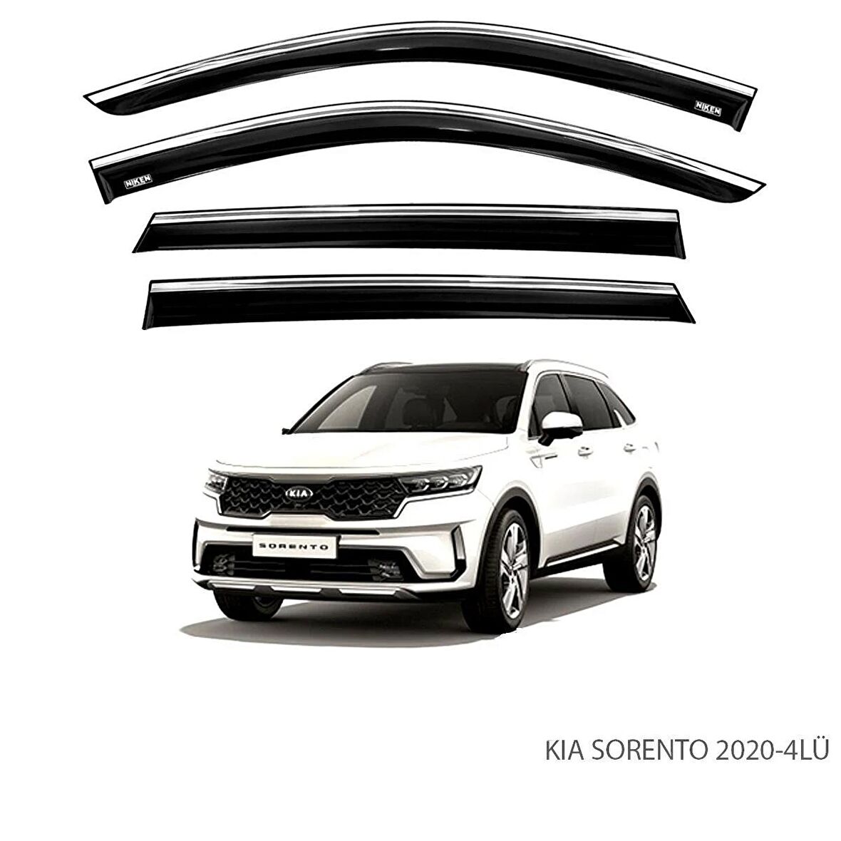 EKİCİLER KIA SORENTO 2020 SONRASI KROMLU CAM RÜZGARLIĞI
