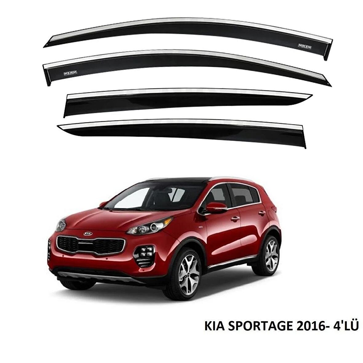 EKİCİLER KIA SPORTAGE 2016 SONRASI KROMLU CAM RÜZGARLIĞI